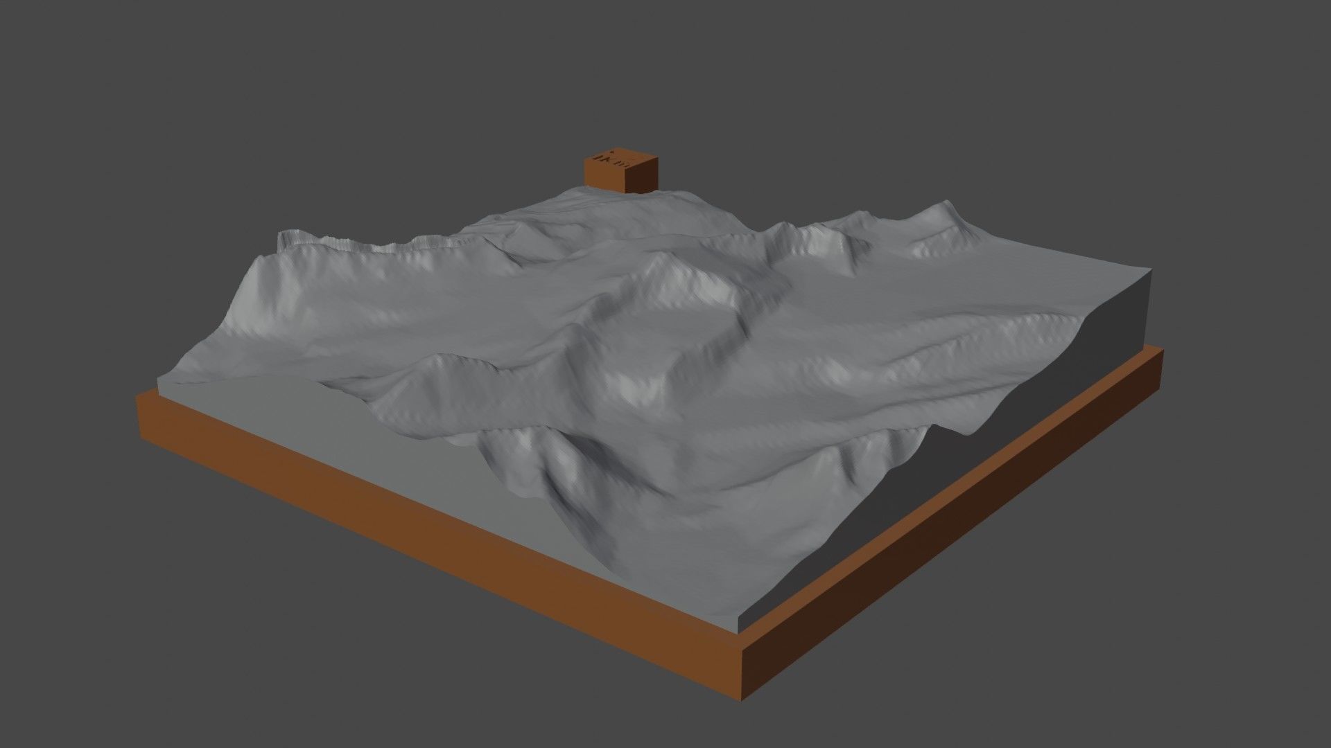 Mount Chown 3D print model_4