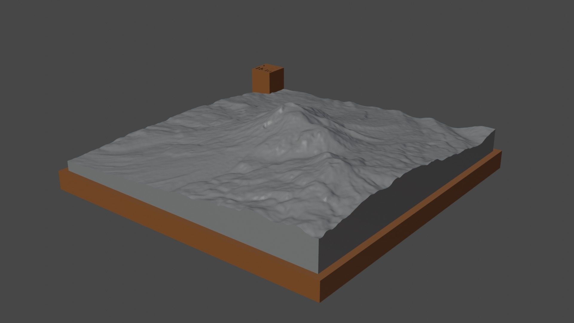 Nevado Ampato 3D print model_4