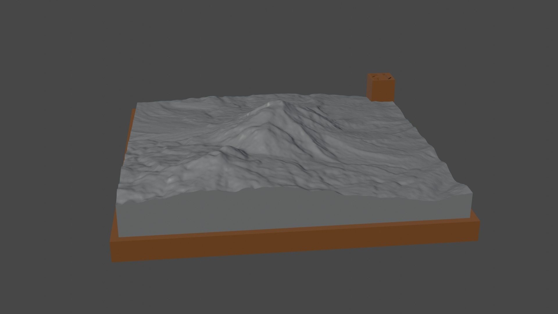 Nevado Ampato 3D print model_2