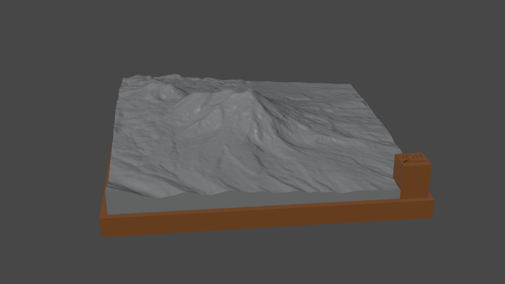 Nevado Ampato 3D print model_6