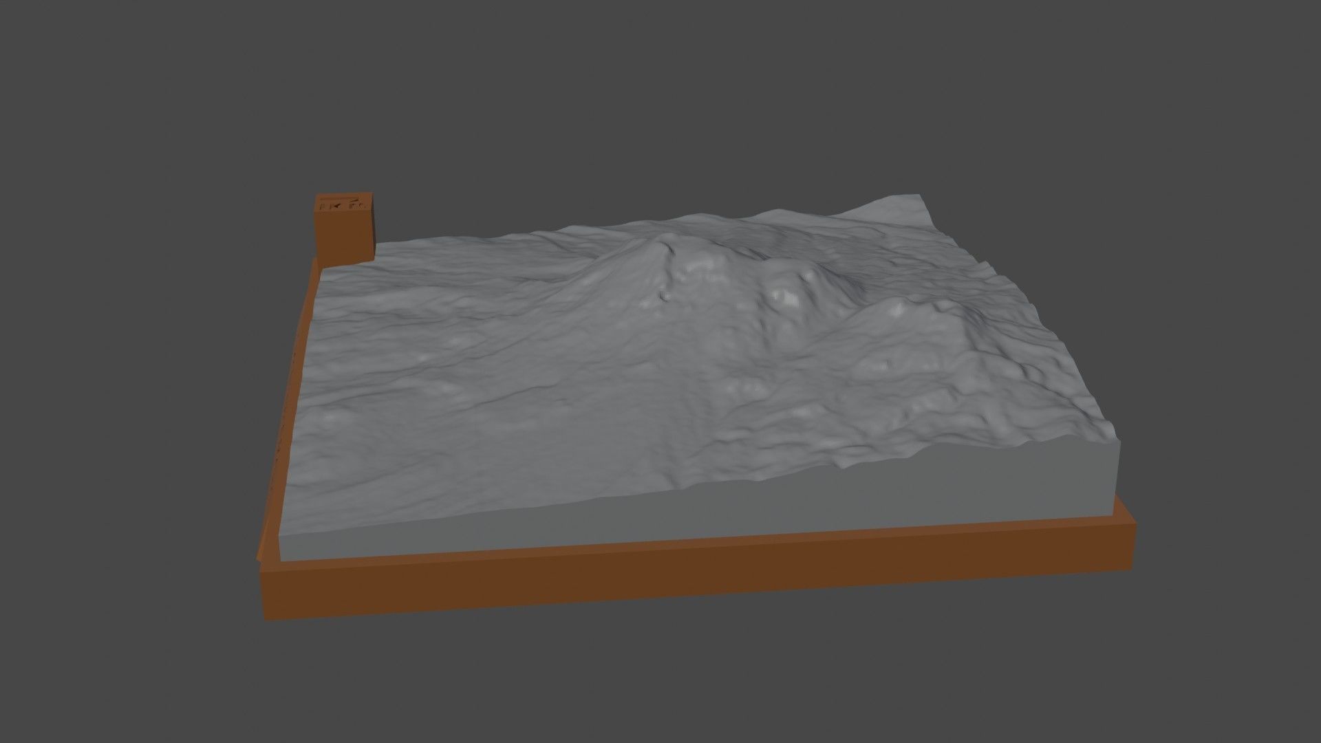 Nevado Ampato 3D print model_1