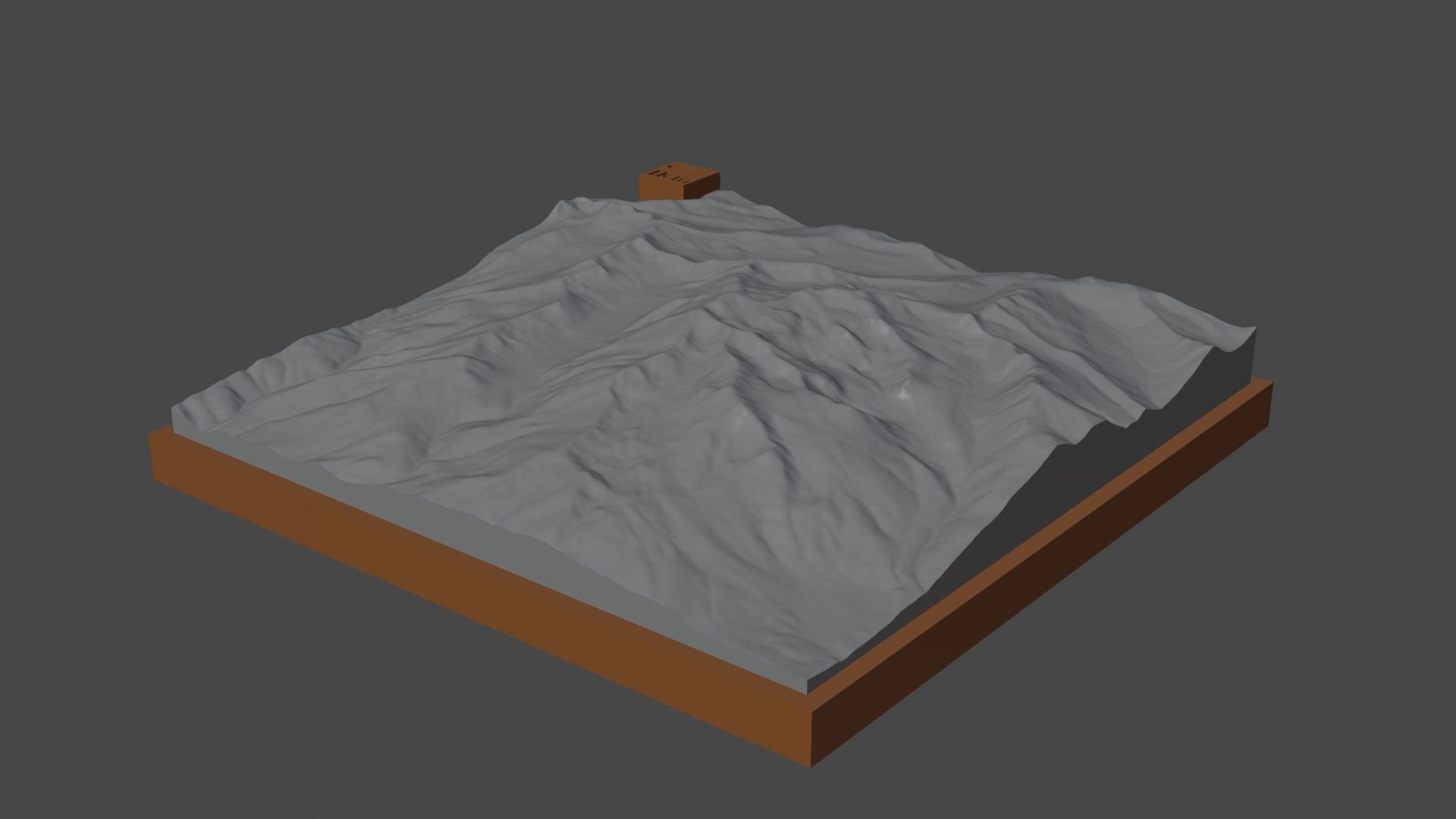 Mount Eddy 3D print model_4