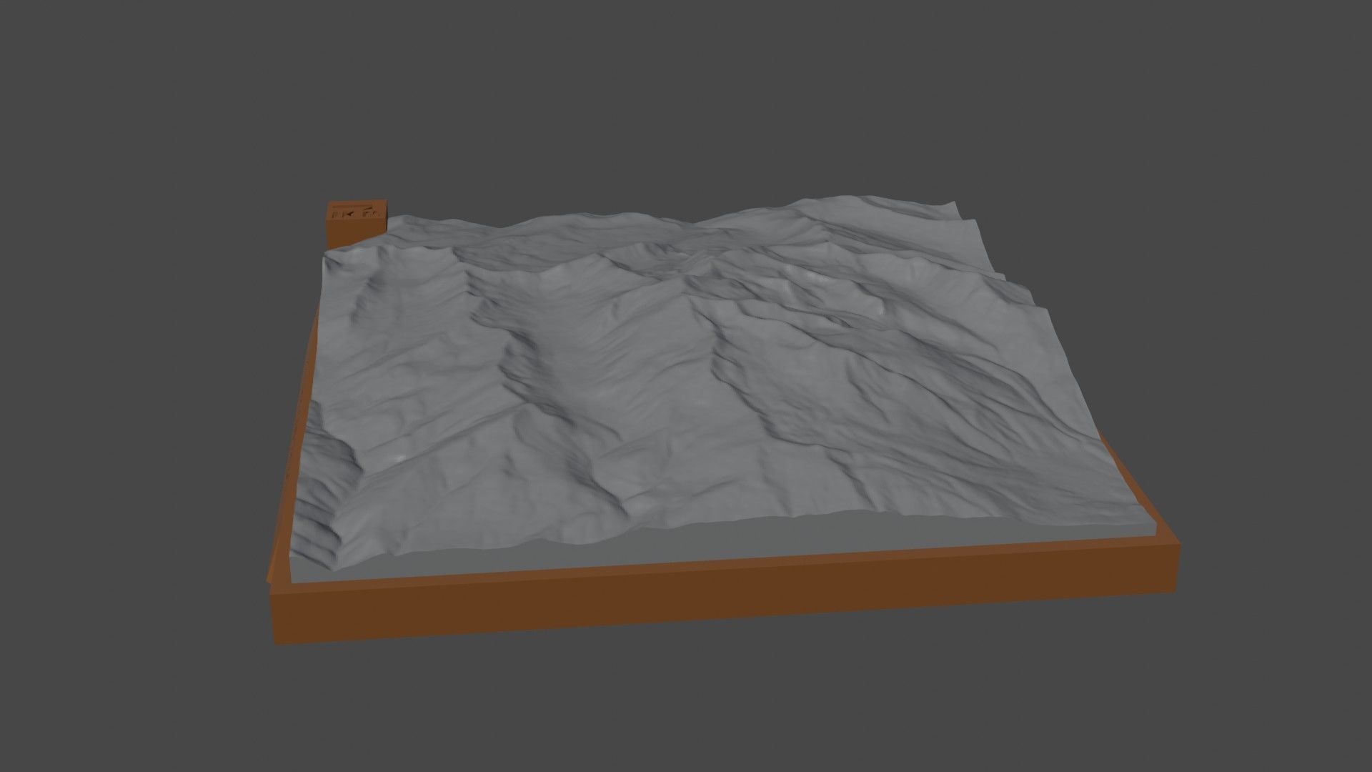Mount Eddy 3D print model_1