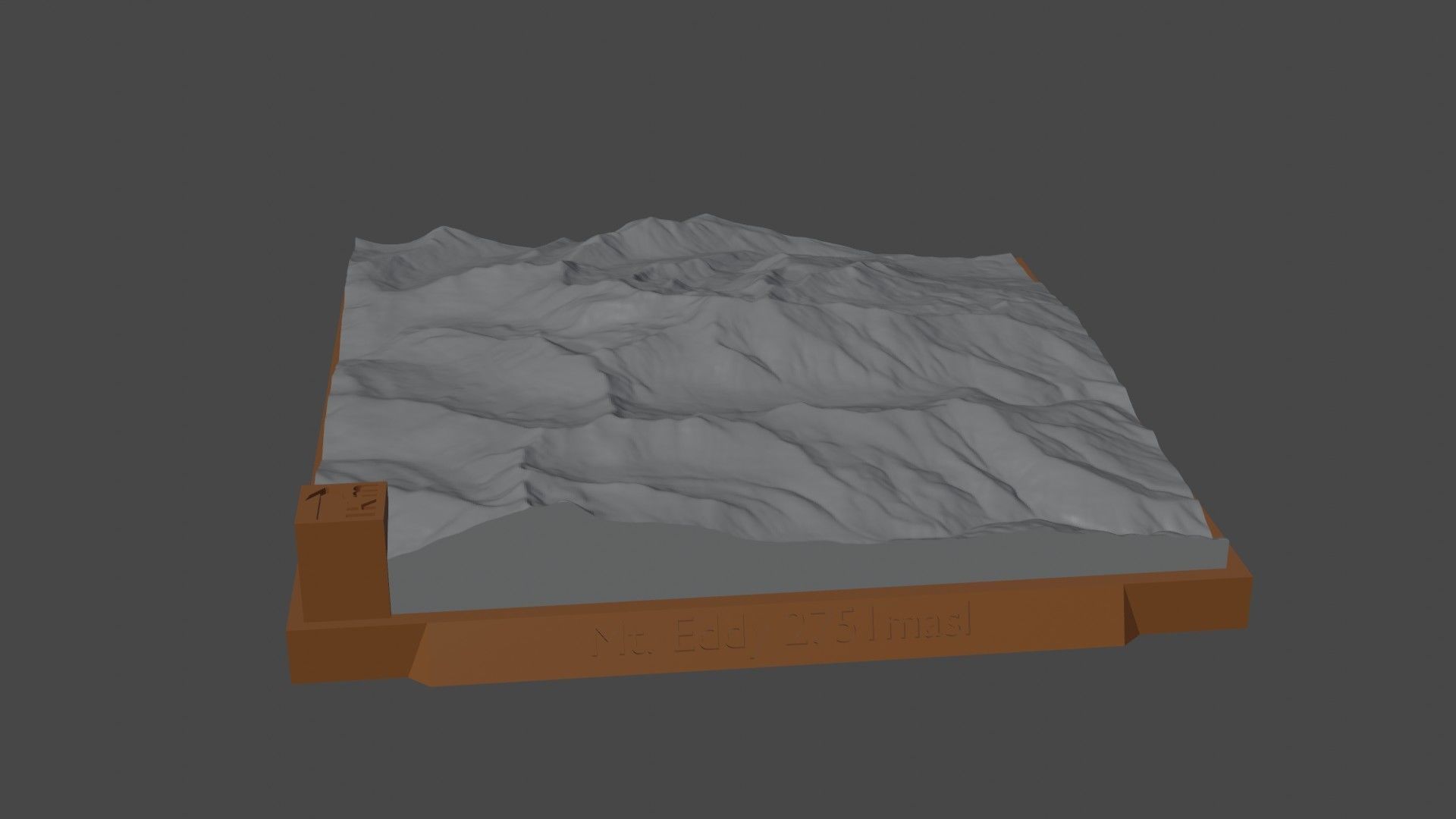 Mount Eddy 3D print model_5