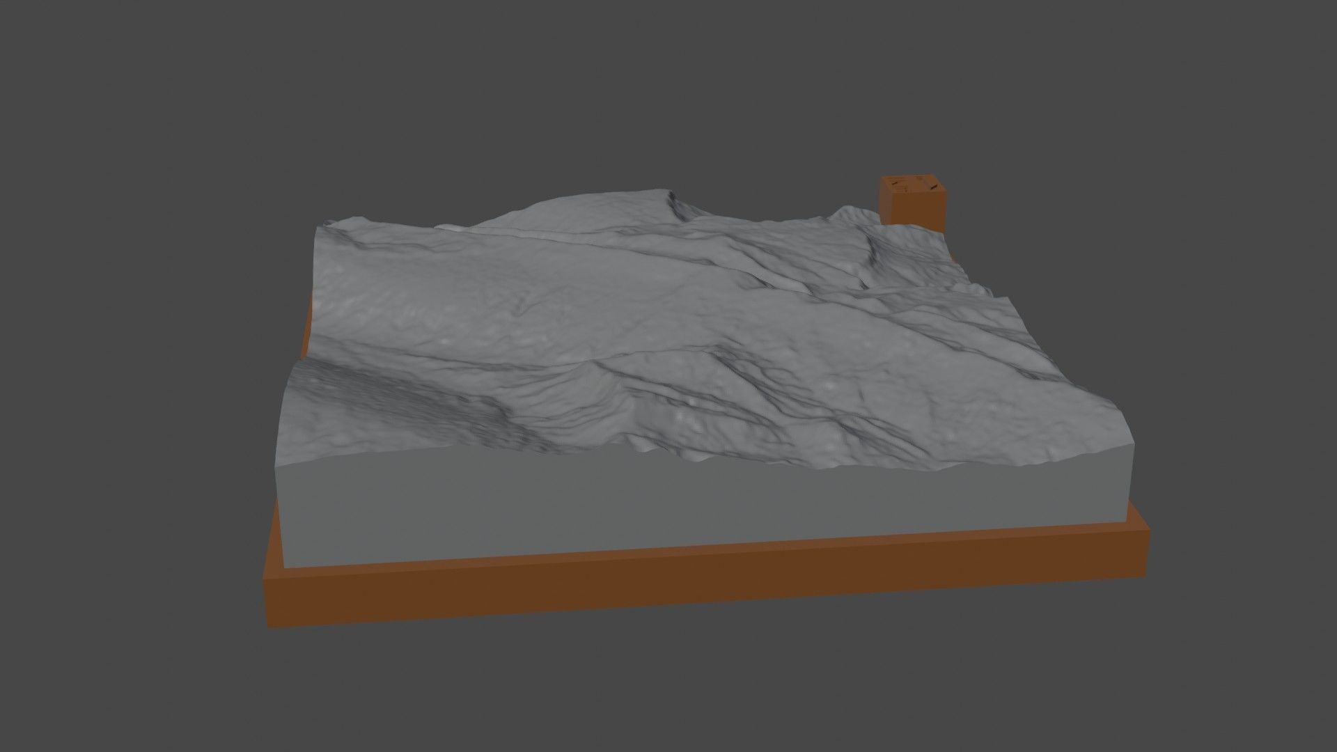 Kuh-e Raziyeh 3D print model_2