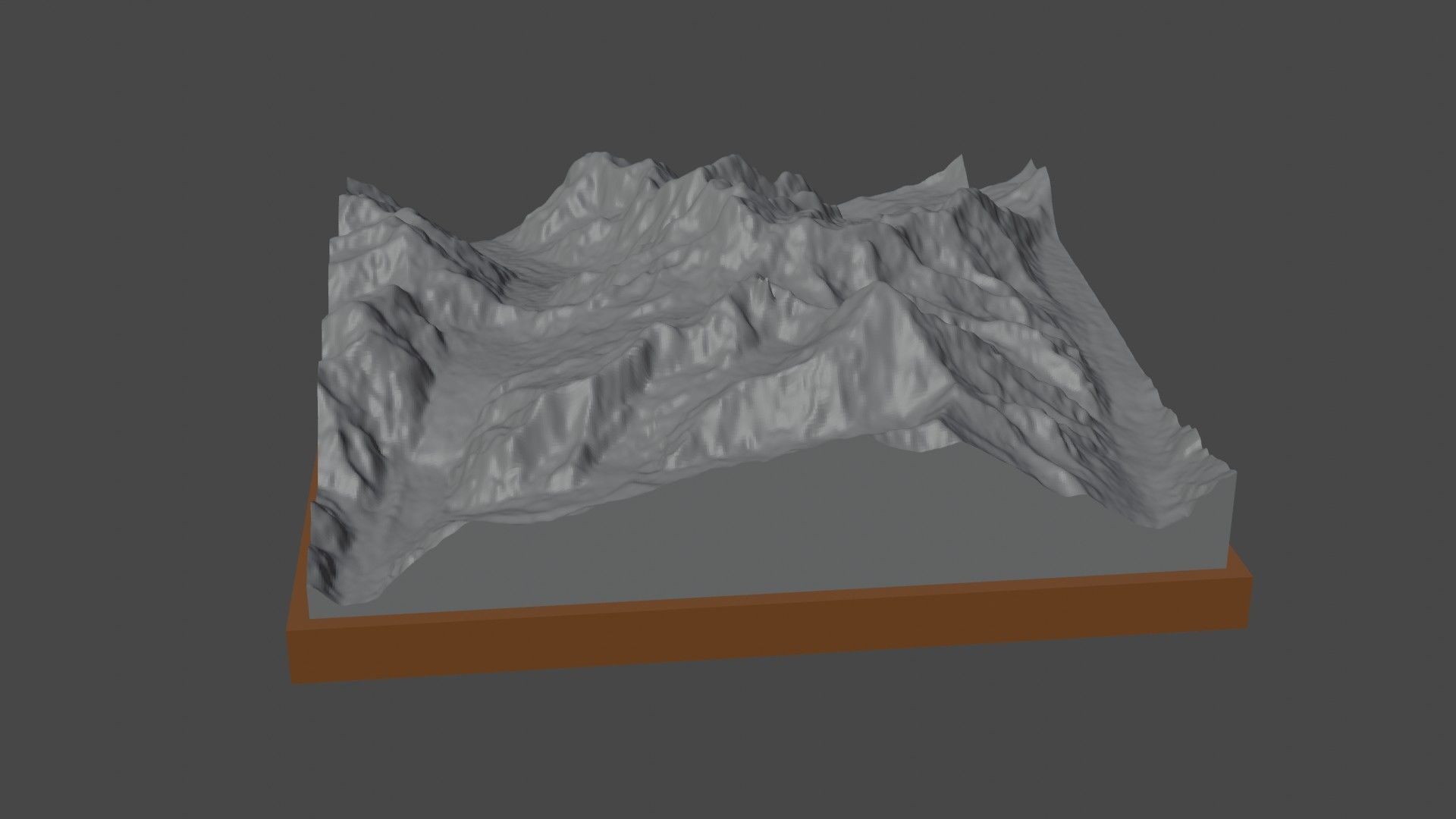 Pik Skalistiy 3D print model_2