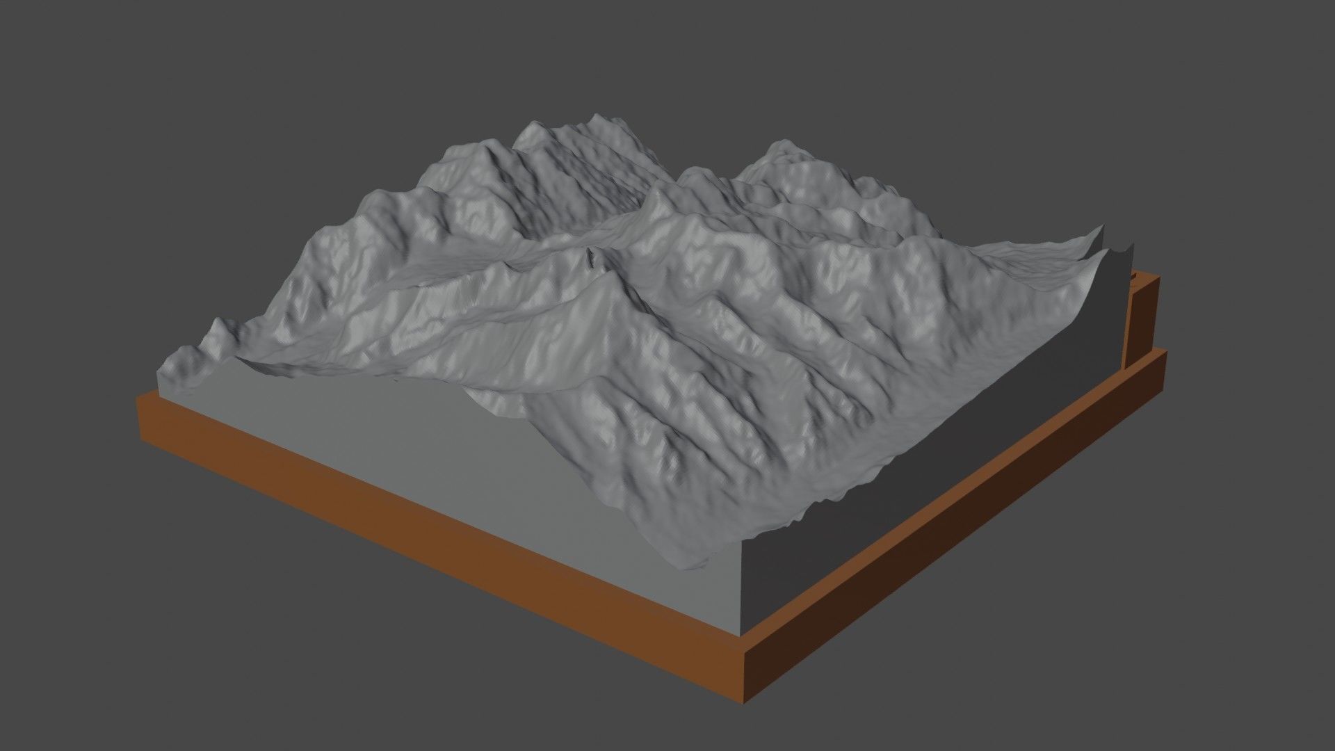 Pik Skalistiy 3D print model_7