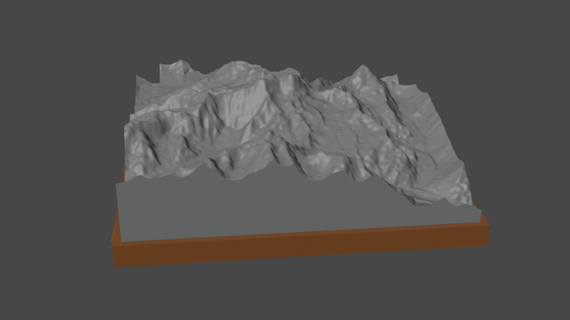 Pik Skalistiy 3D print model_1