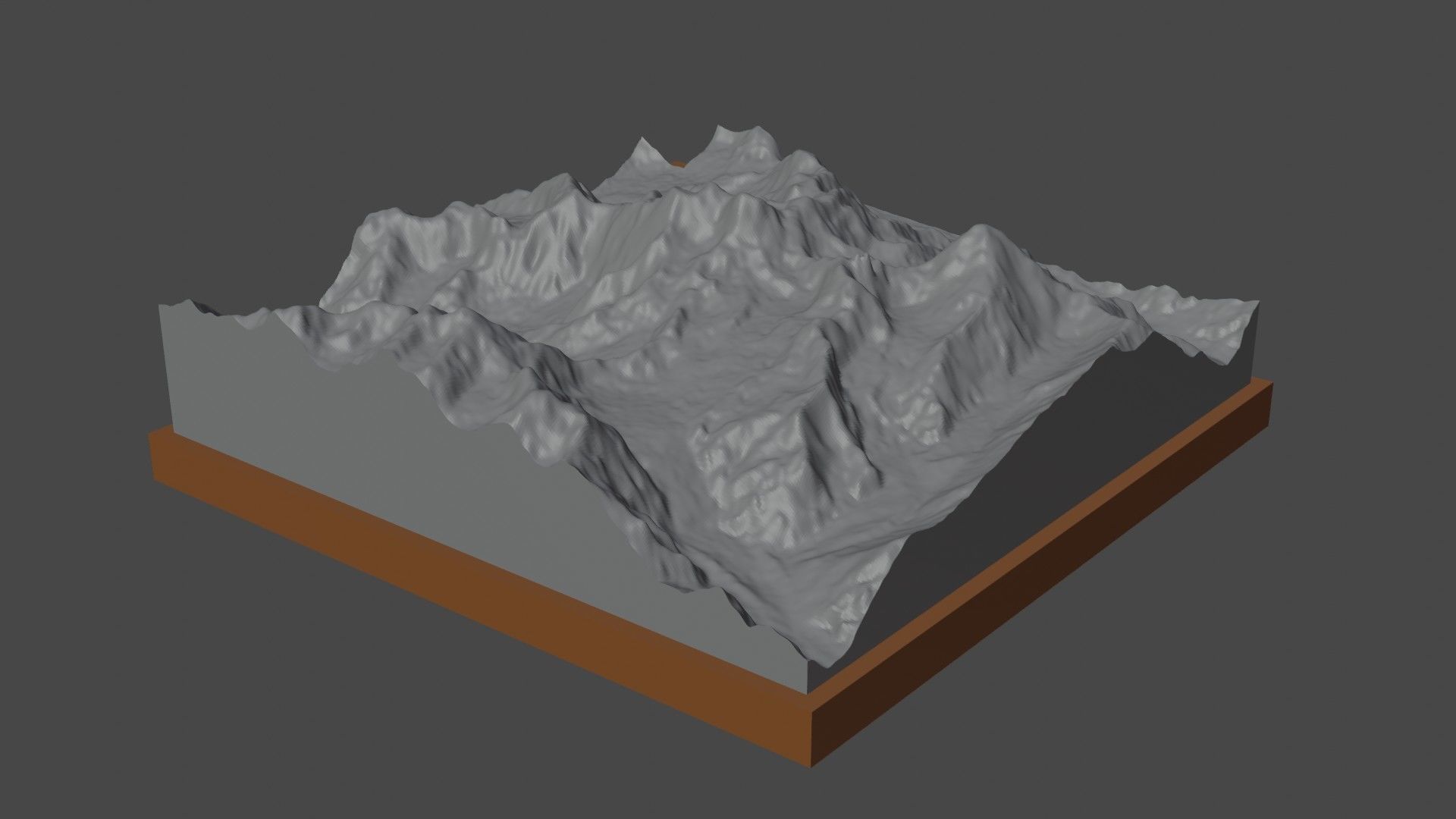 Pik Skalistiy 3D print model_4