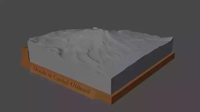 Nevado de Cumbal 3D print model