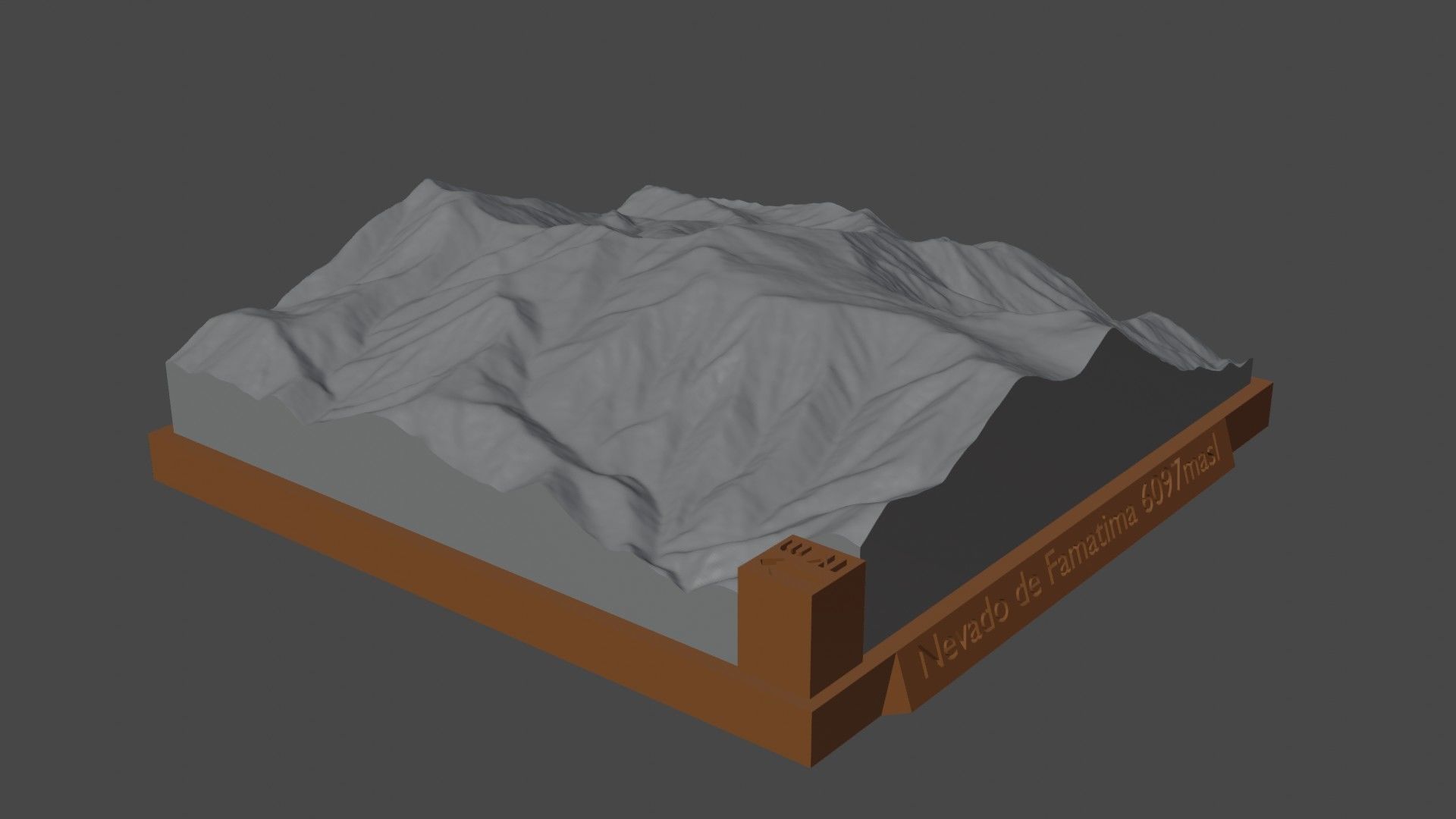 Nevado de Famatima 3D print model_3