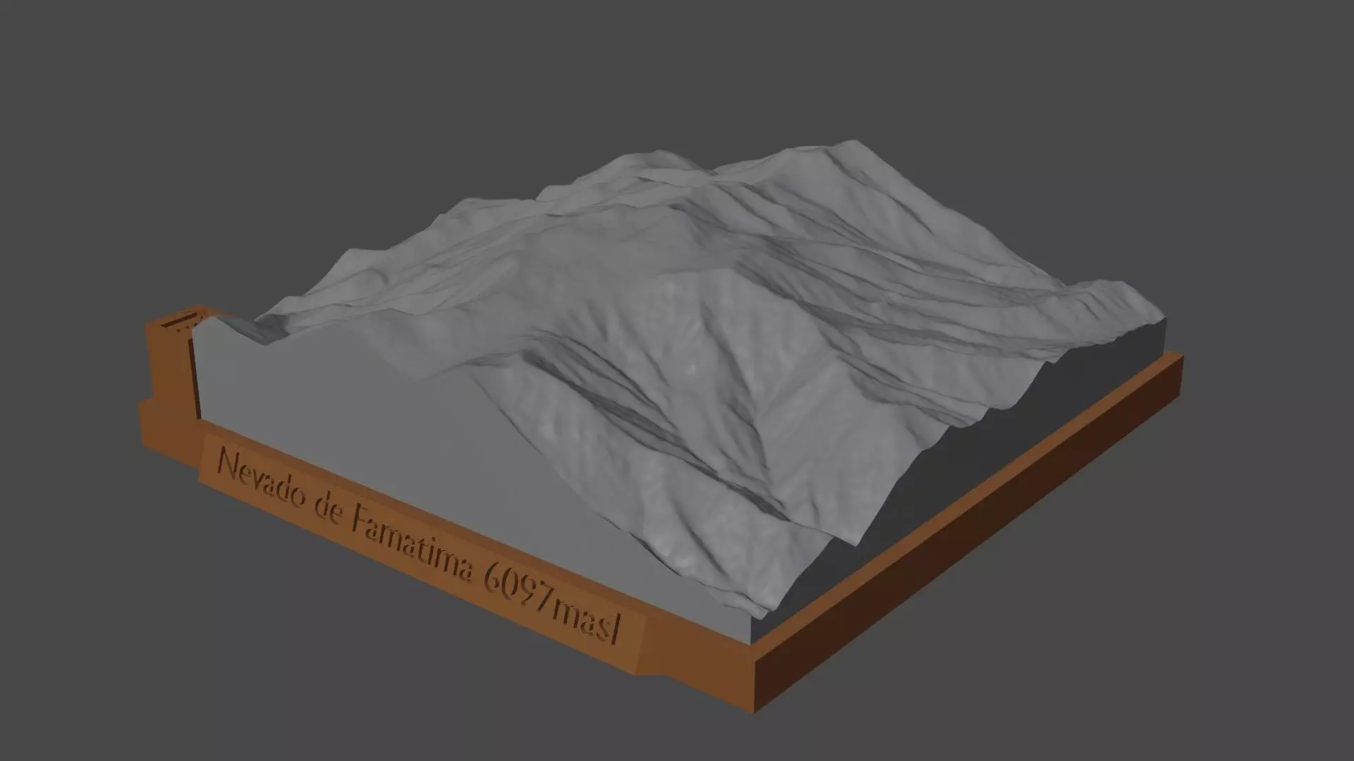 Nevado de Famatima 3D print model_0