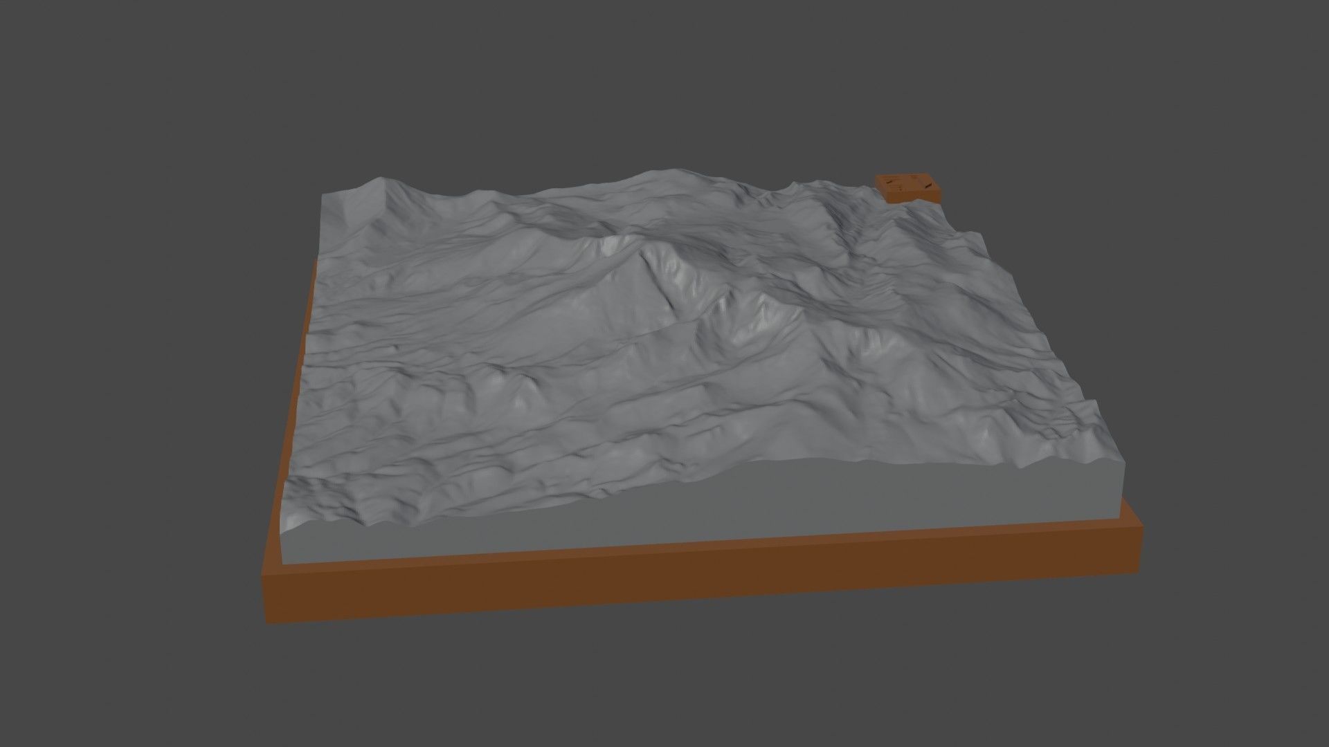 Pikes Peak 3D print model_2