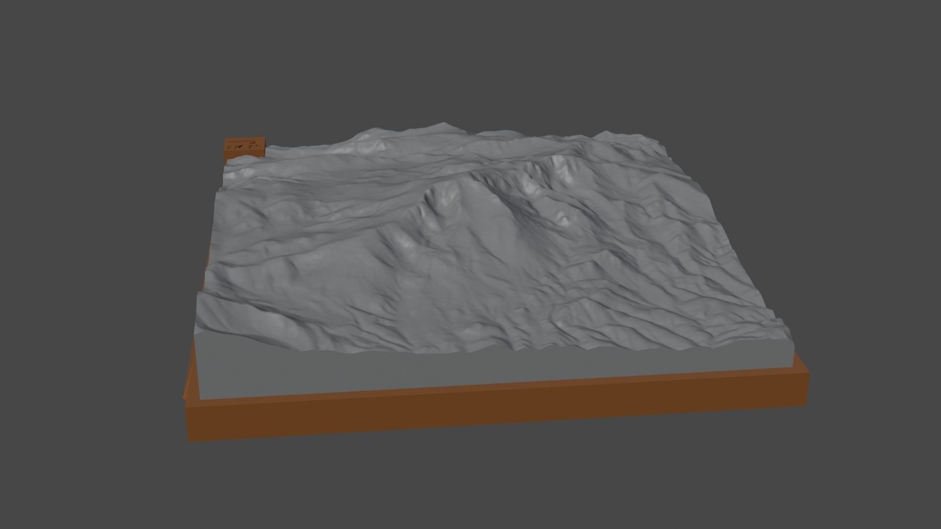 Pikes Peak 3D print model_1