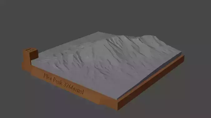 Pilot Peak 3D print model