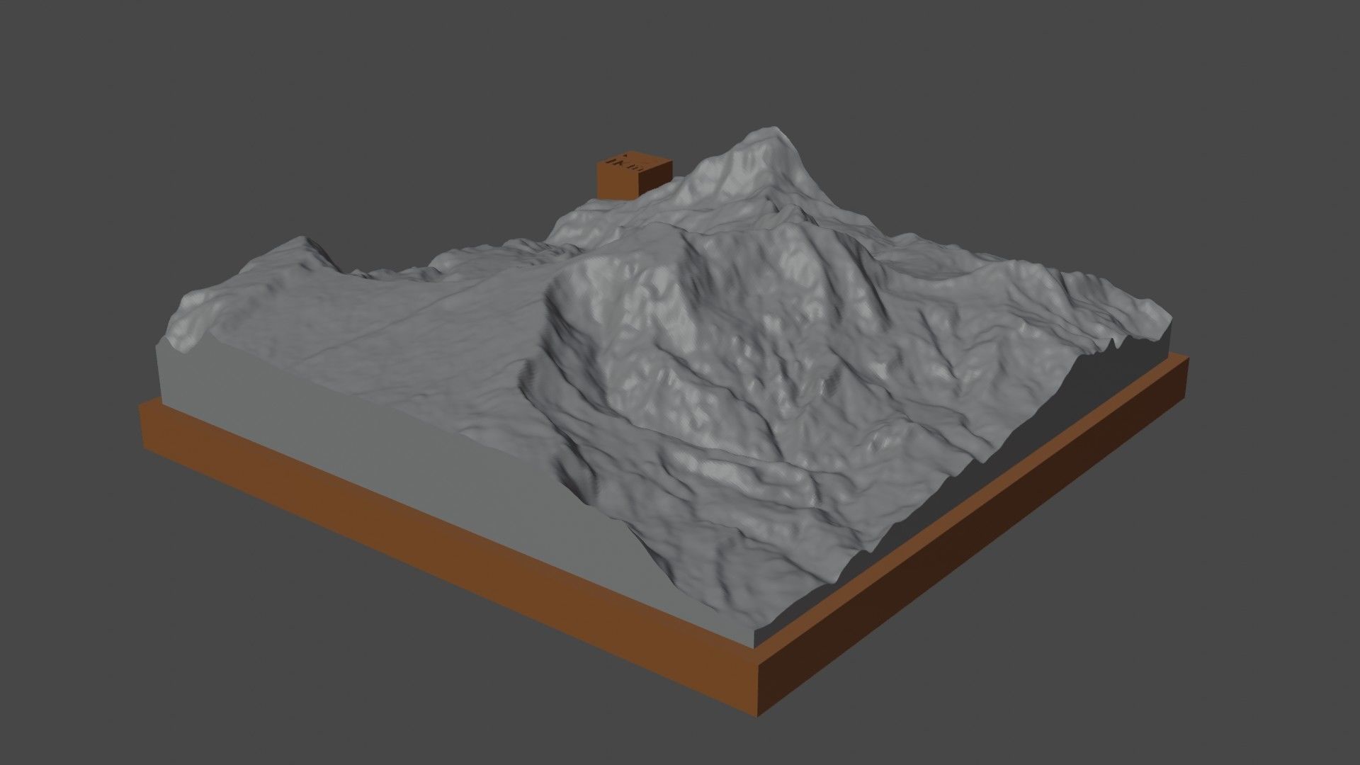 Piton des Neiges 3D print model_4