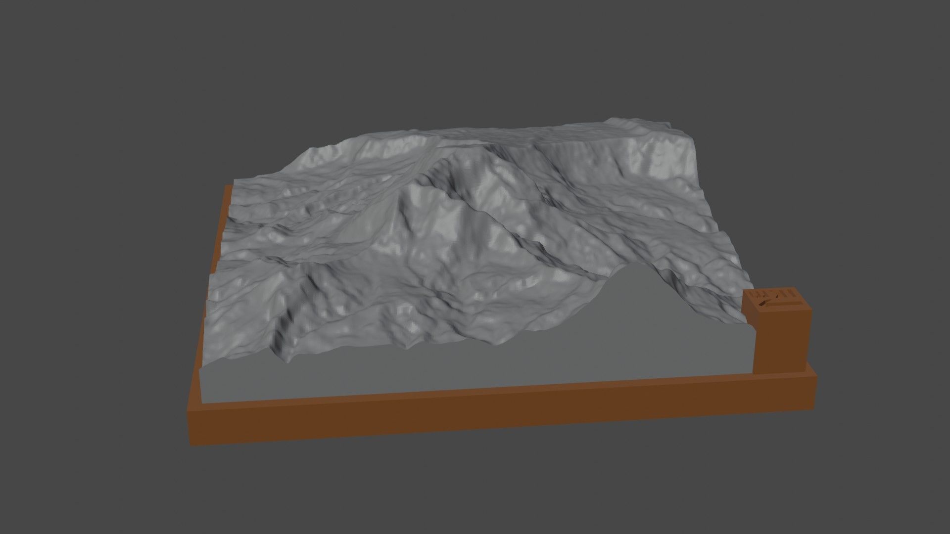 Piton des Neiges 3D print model_6