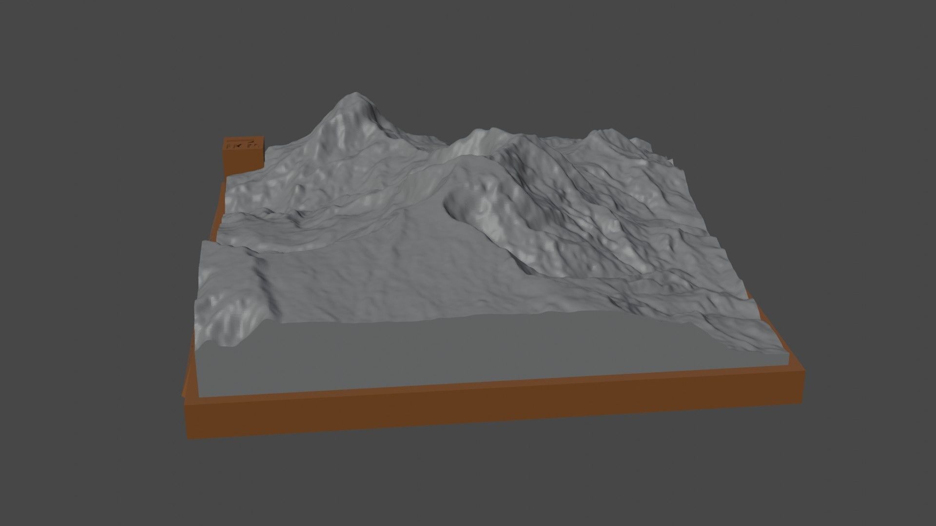Piton des Neiges 3D print model_1