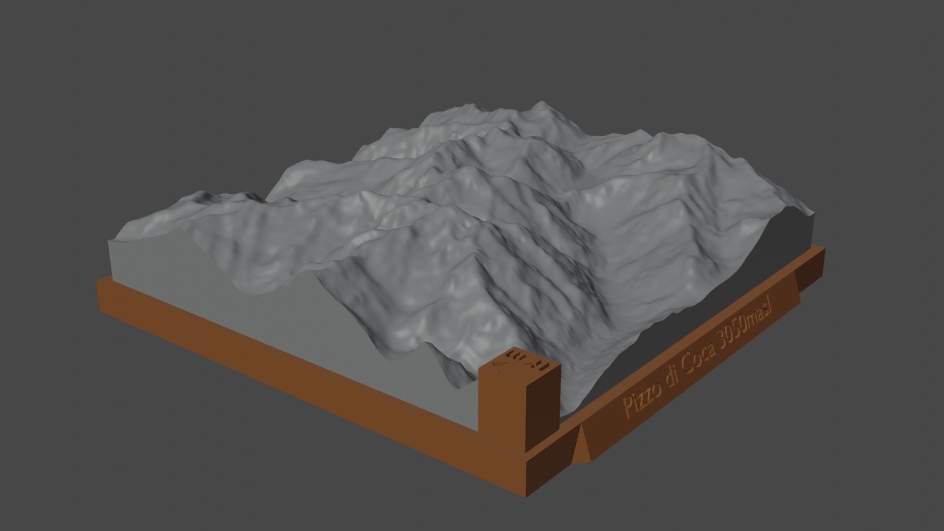 Pizzo di Coca 3D print model_3