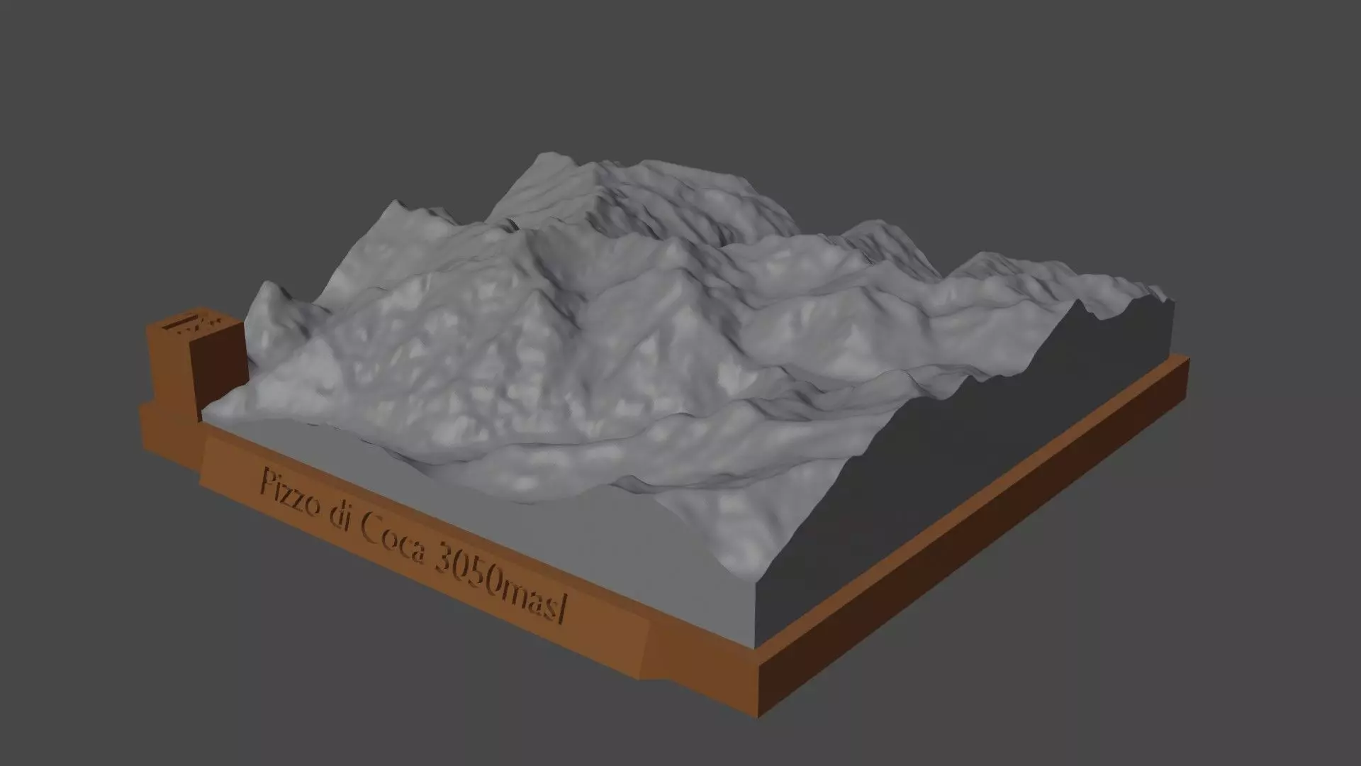 Pizzo di Coca 3D print model_0