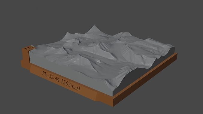 Peak 35-44 3D print model