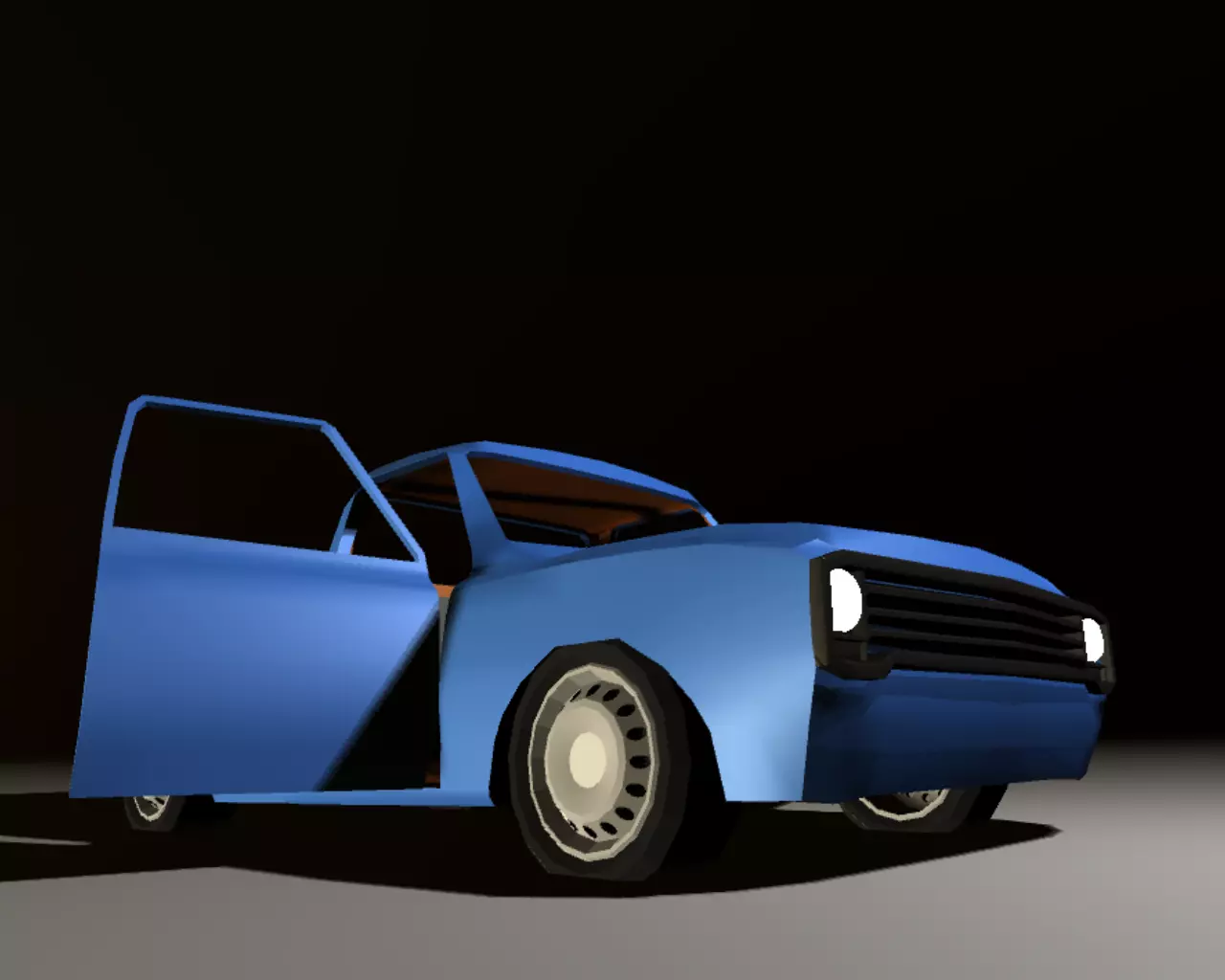 3D model Low Poly Pickup Truck Model VR / AR / low-poly | CGTrader