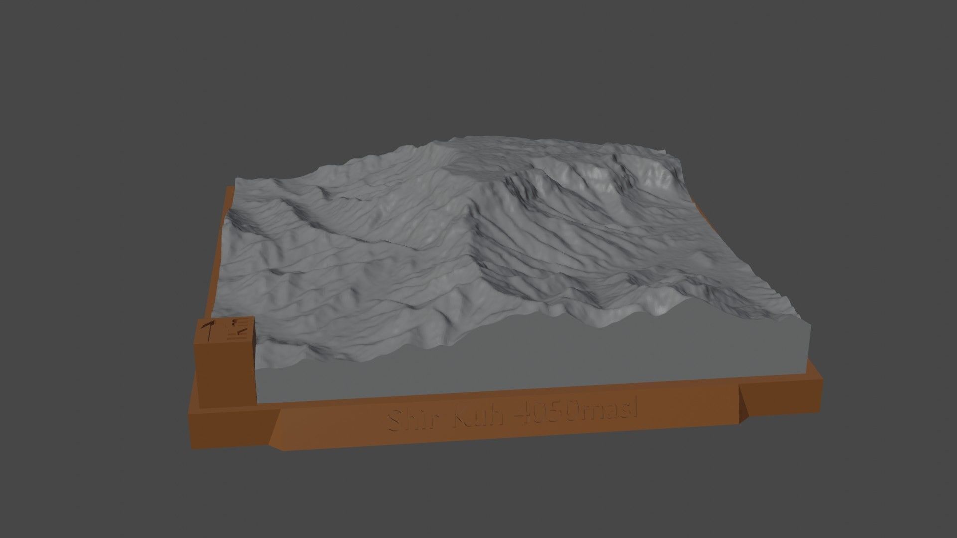 Shir Kuh 3D print model_5