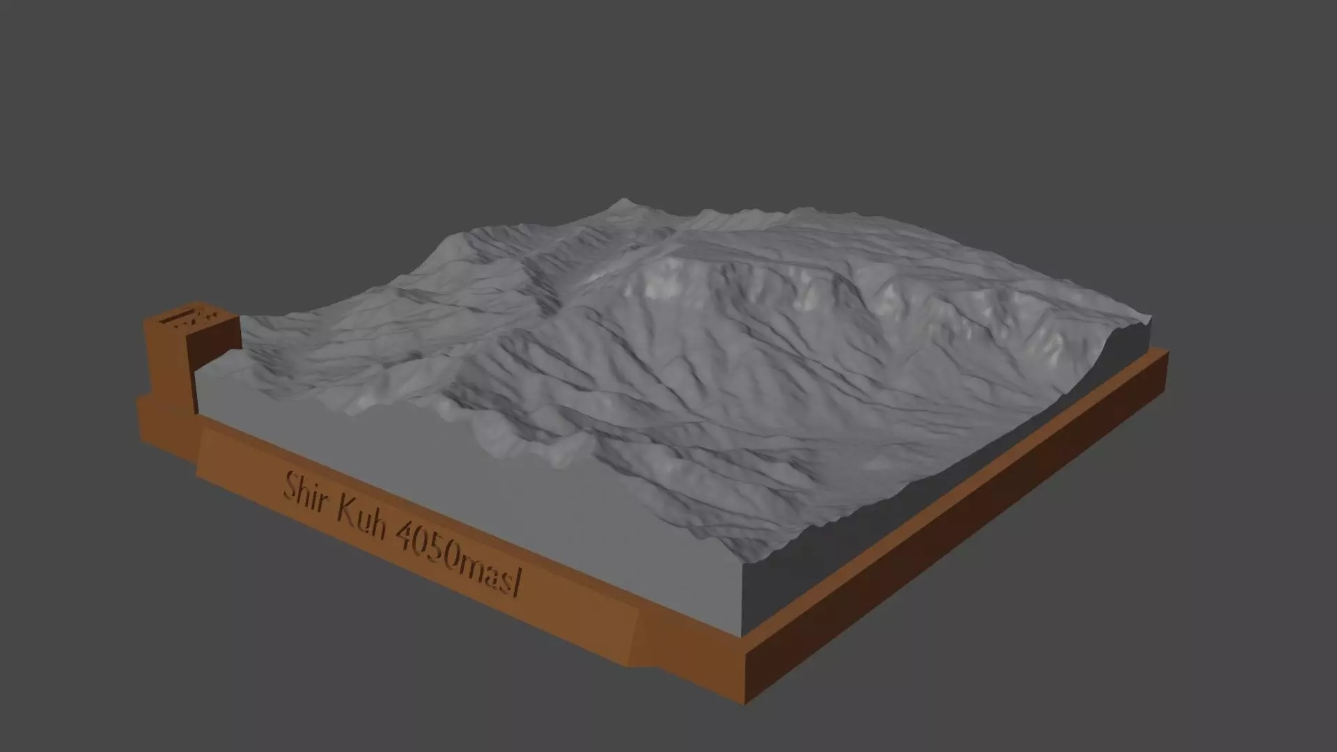 Shir Kuh 3D print model_0