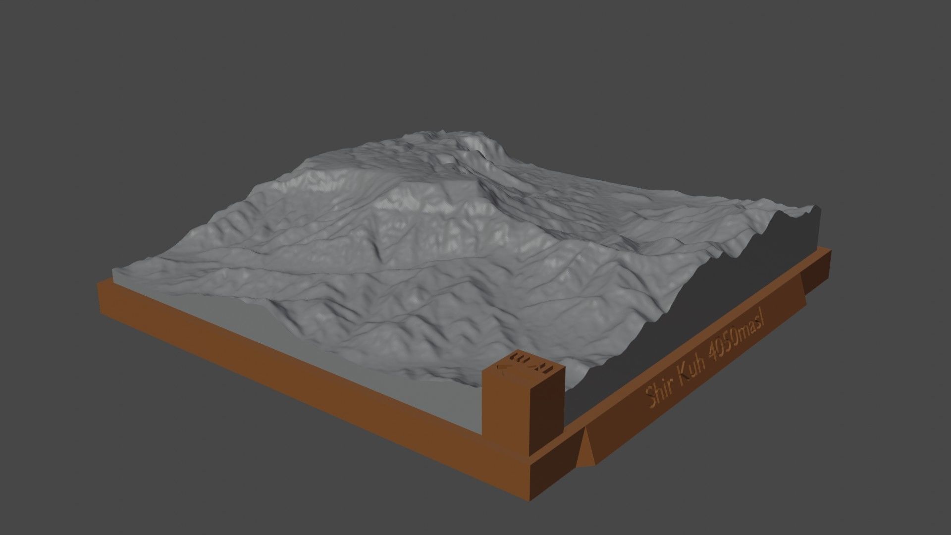 Shir Kuh 3D print model_3