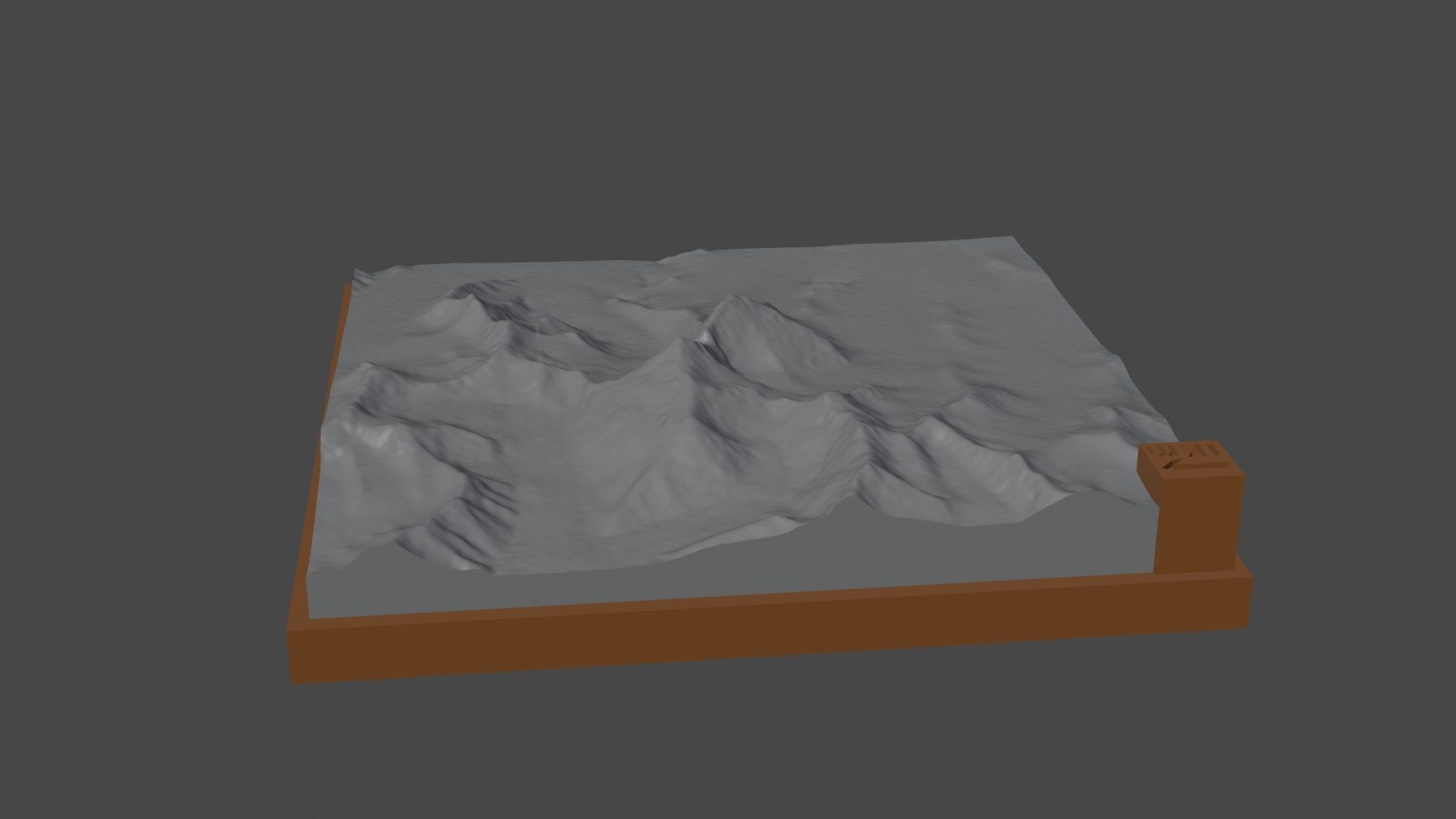 Ulugh Muztagh 3D print model_6