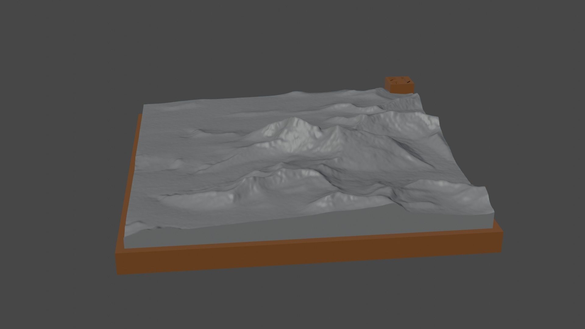 Ulugh Muztagh 3D print model_2