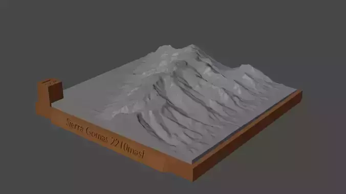 Sierra Gomas 3D print model