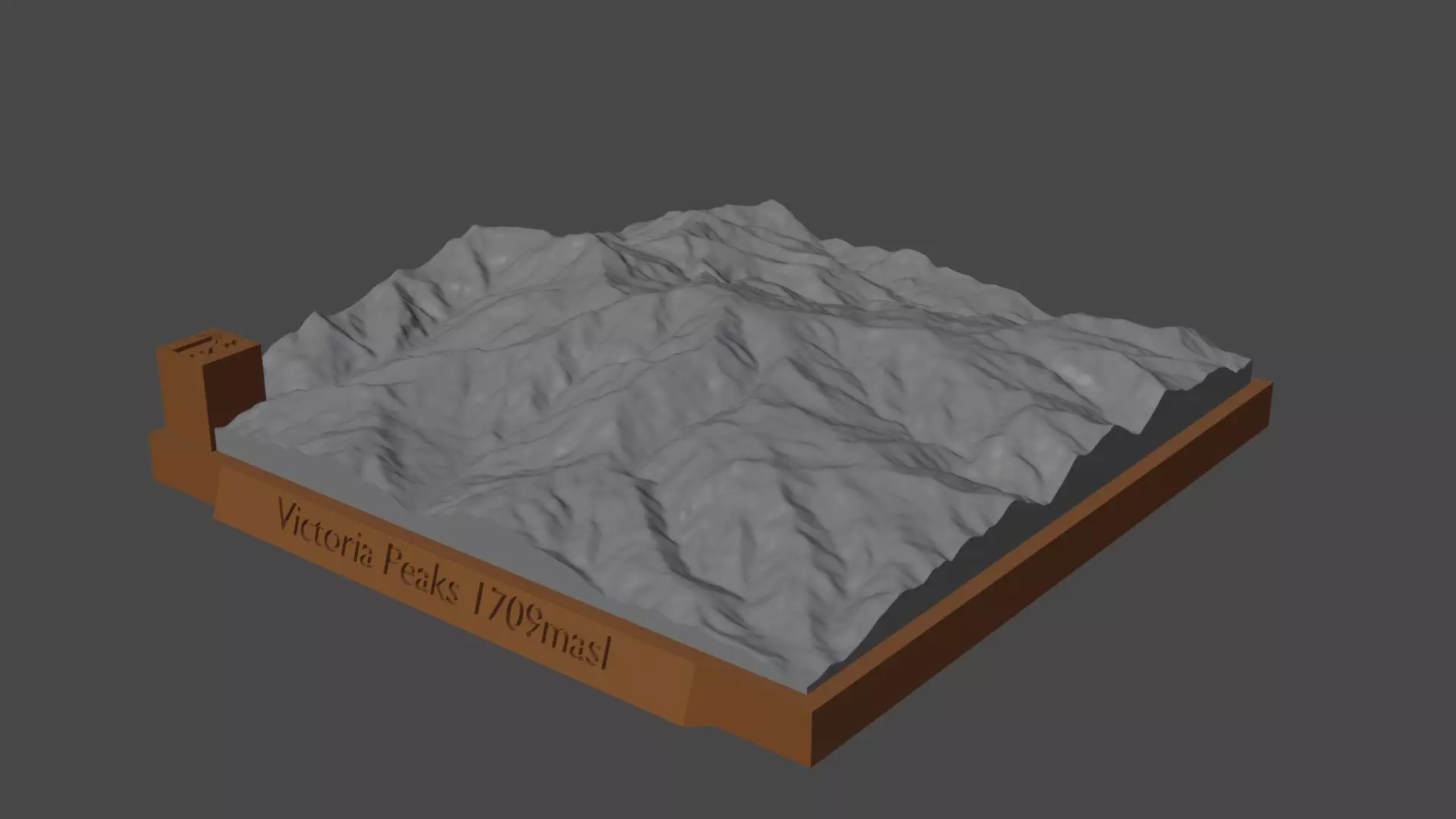Victoria Peaks 3D print model_0