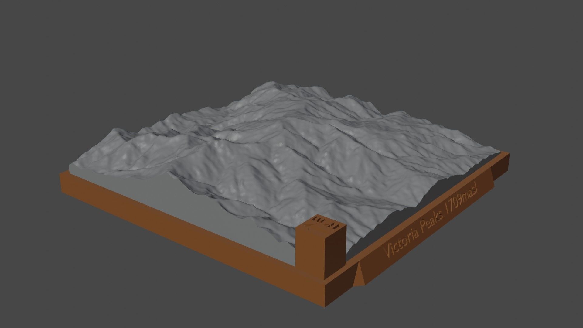 Victoria Peaks 3D print model_3