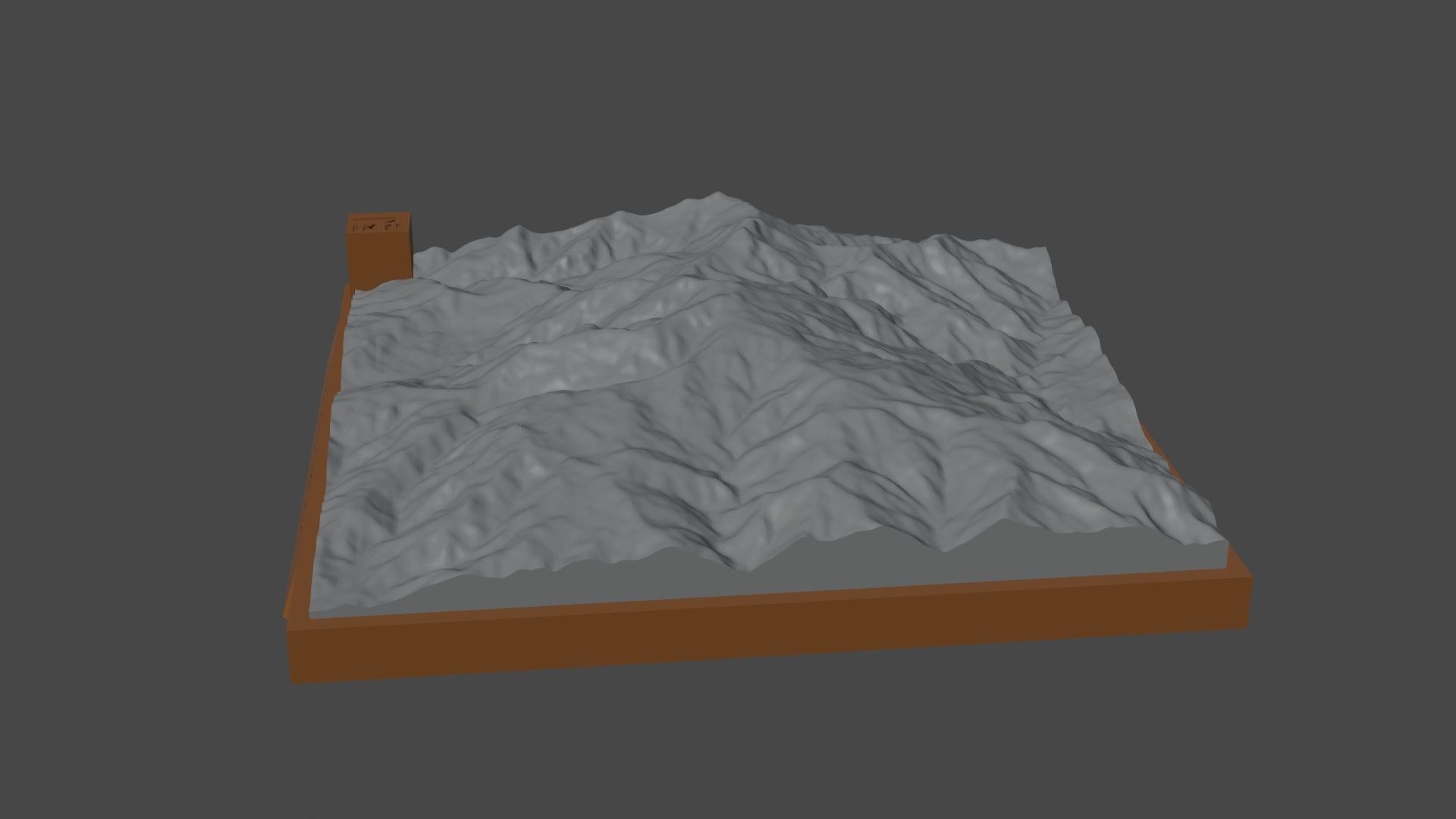 Victoria Peaks 3D print model_1