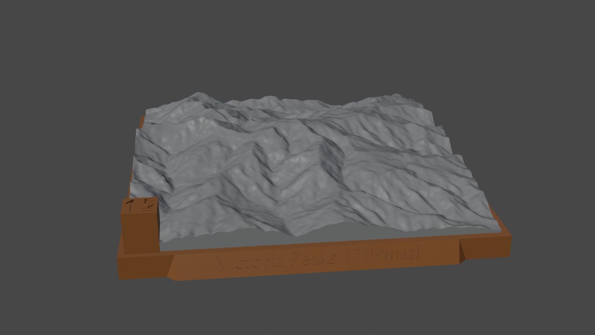 Victoria Peaks 3D print model_5
