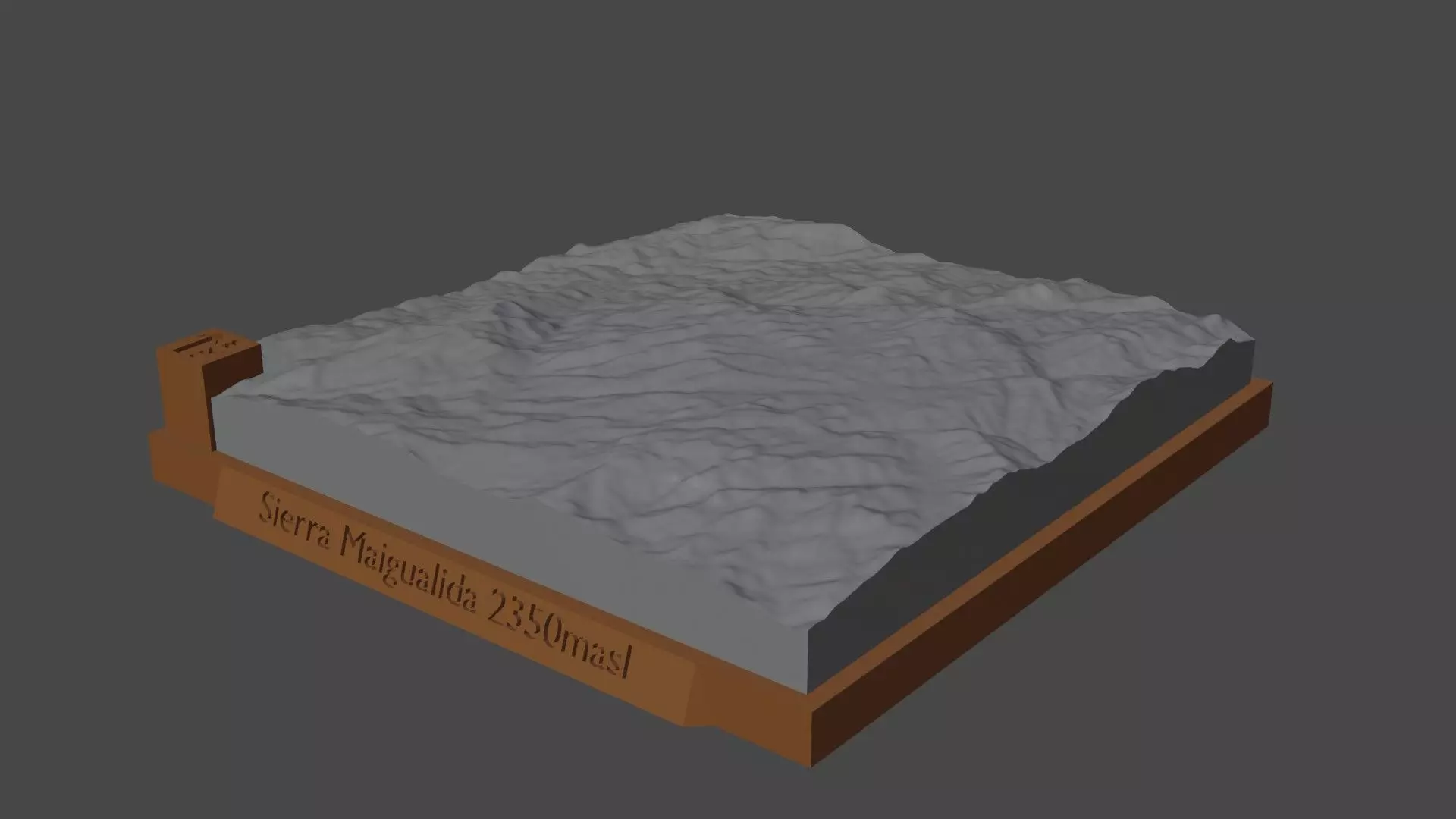 Sierra Maigualida 3D print model