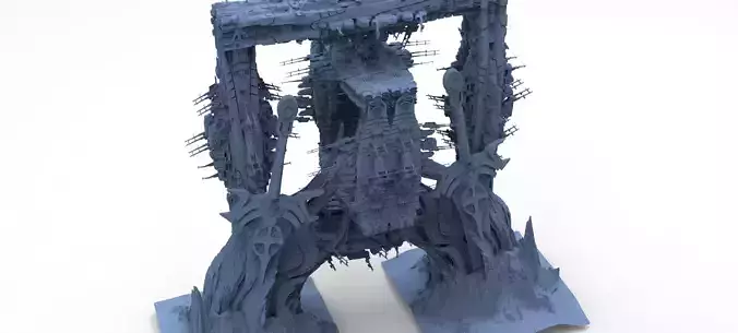 Mars Sci-Fi Monolith Massive structure 6