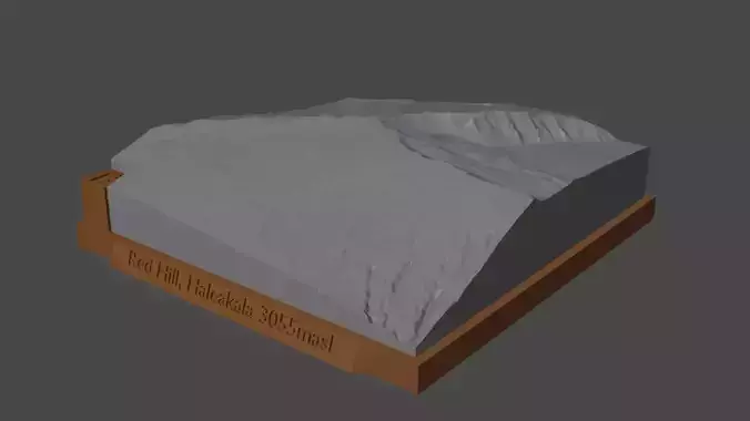 Red Hill Haleakala 3D print model