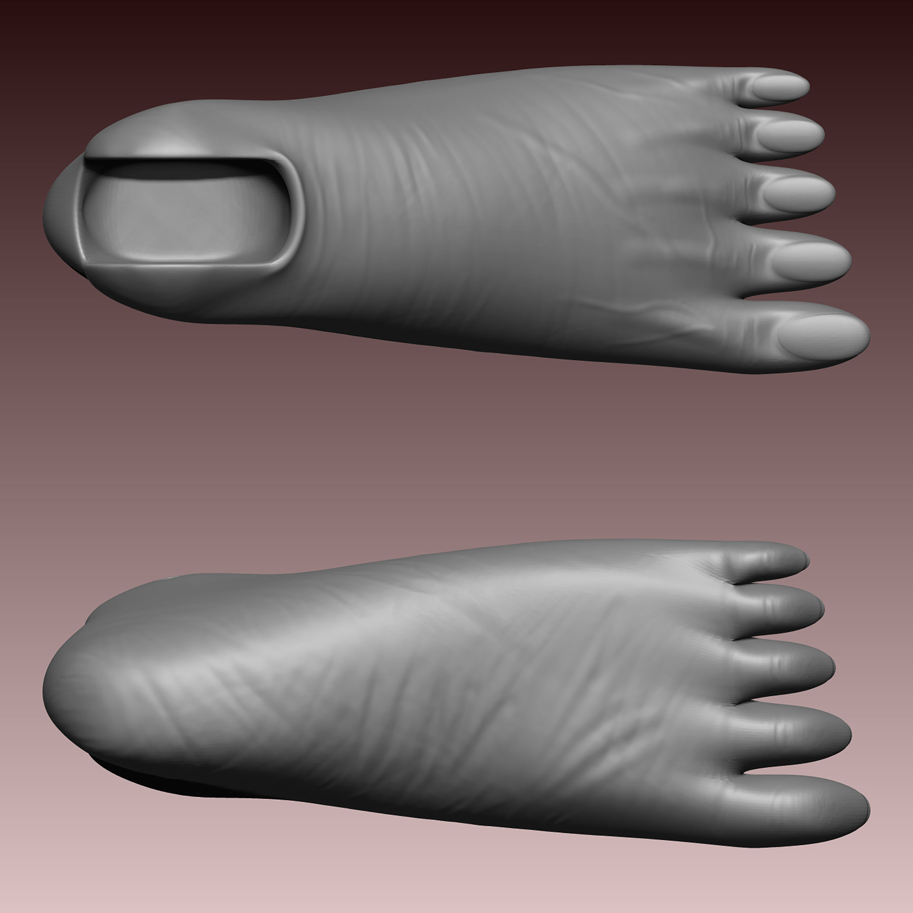 Titere persona envejeciente Puppet old person 001 BETA-STL-ZTL Free 3D print model_7