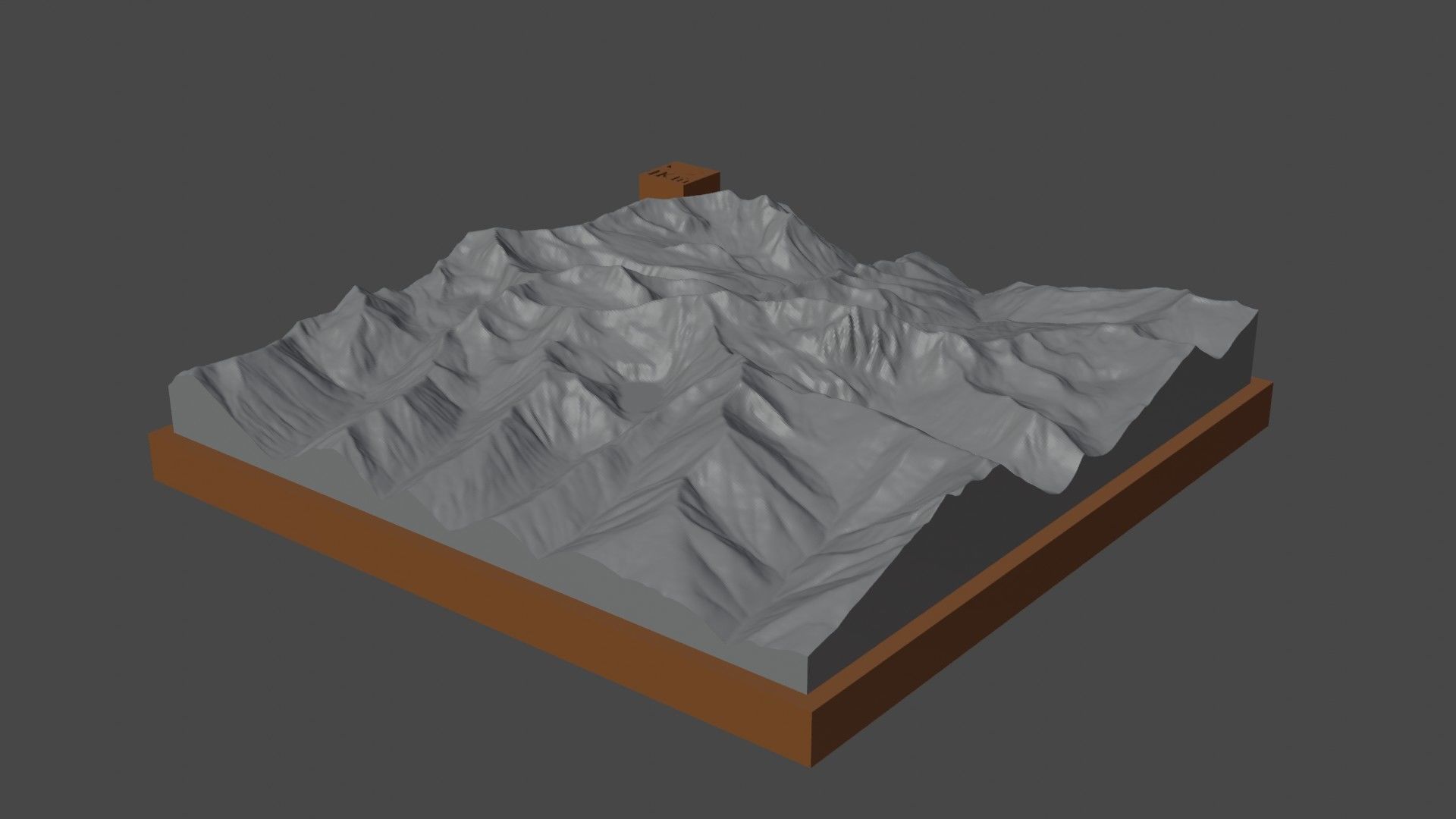 Snowshoe Peak 3D print model_4