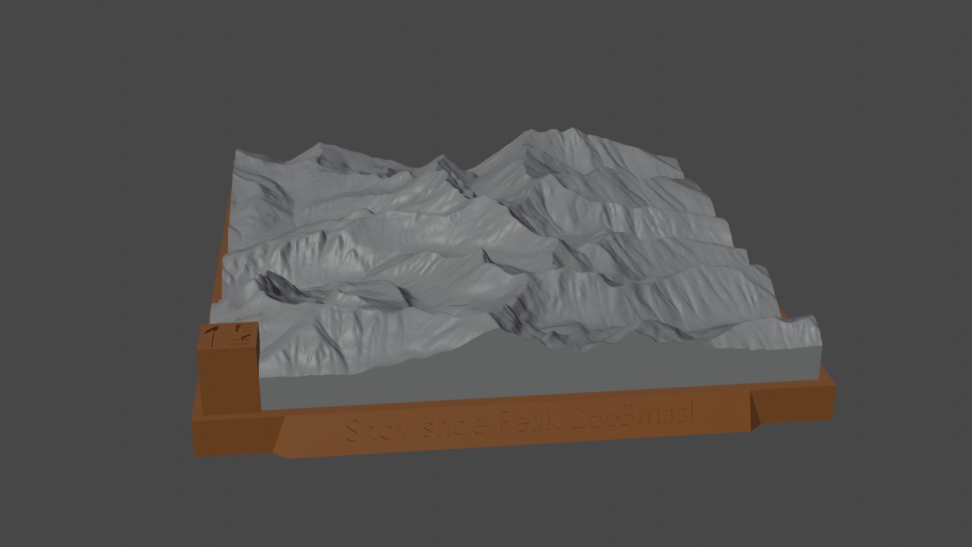 Snowshoe Peak 3D print model_5