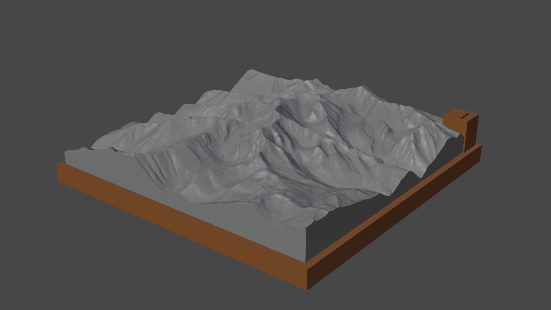 Snowshoe Peak 3D print model_7