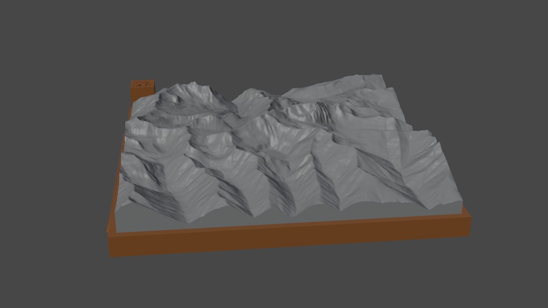 Snowshoe Peak 3D print model_1