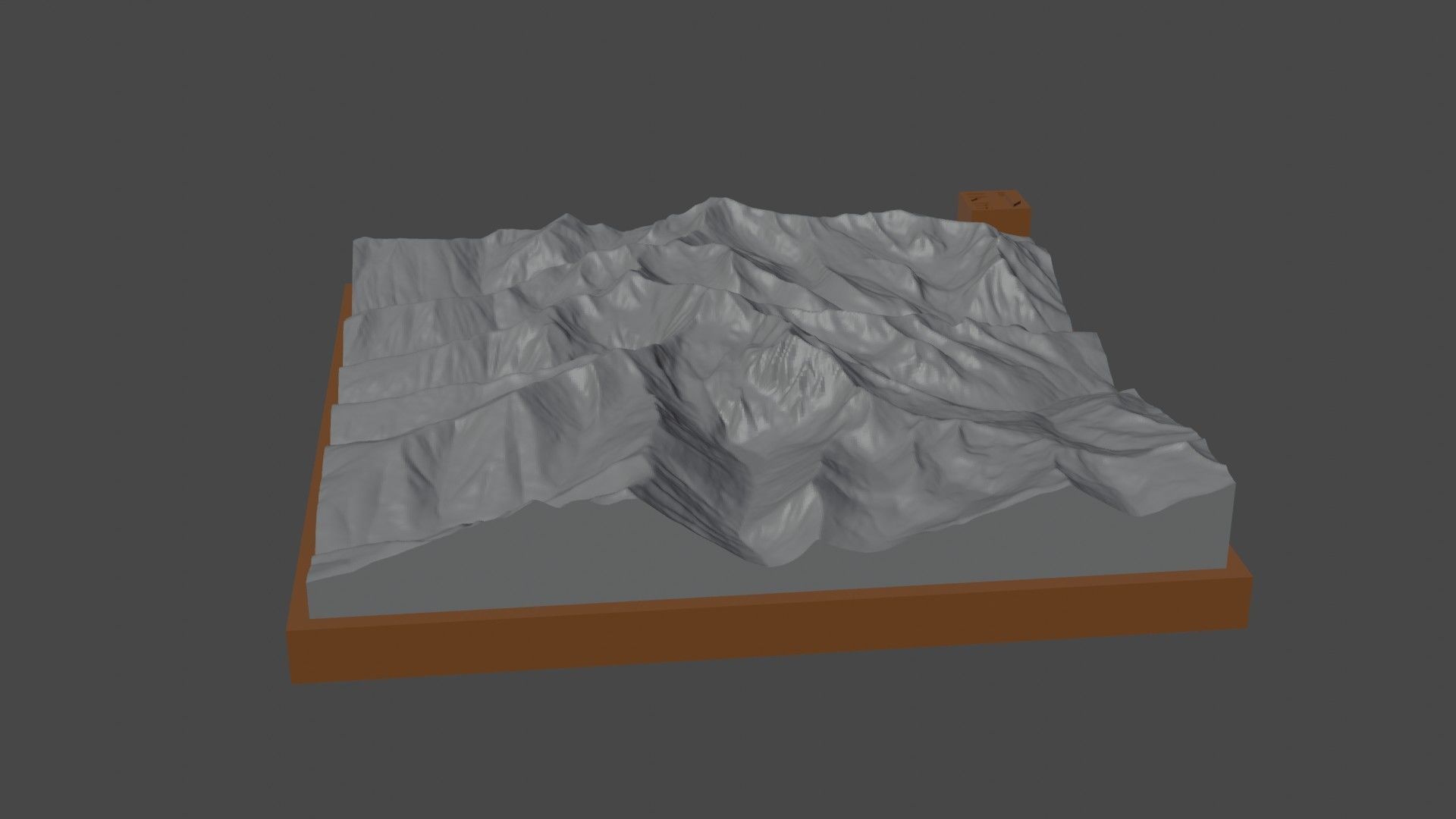 Snowshoe Peak 3D print model_2