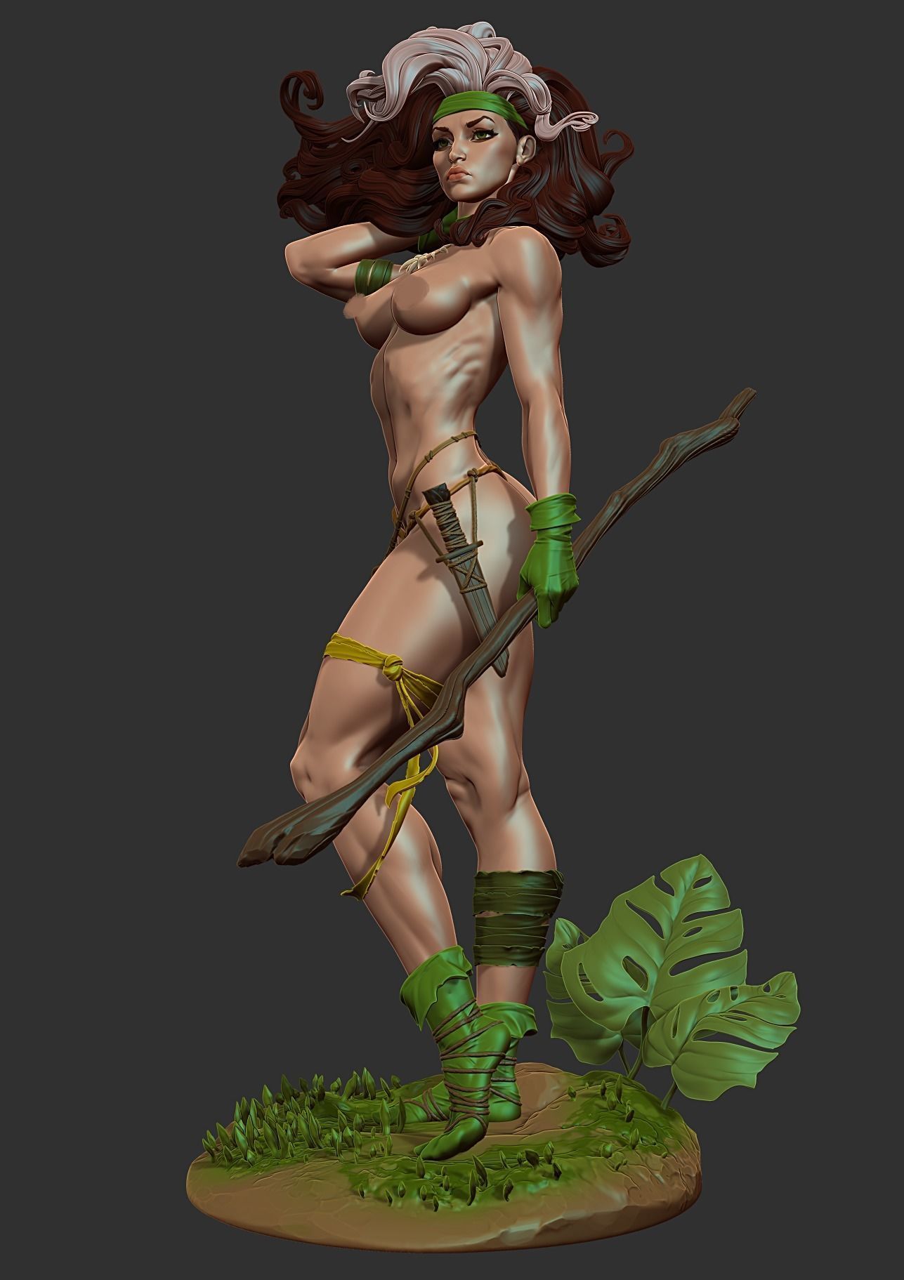 Rogue Savage land with NSFW 3D print model_20