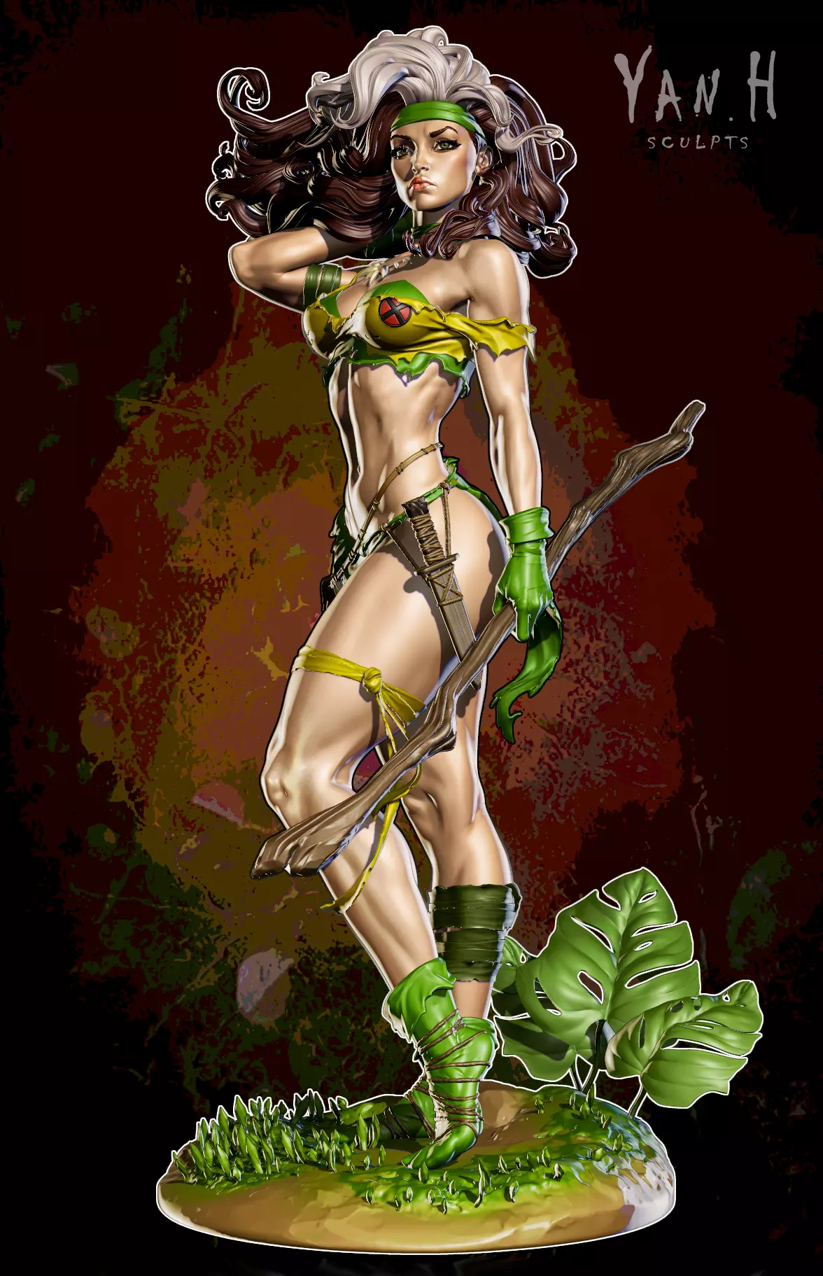Rogue Savage land with NSFW 3D print model_0