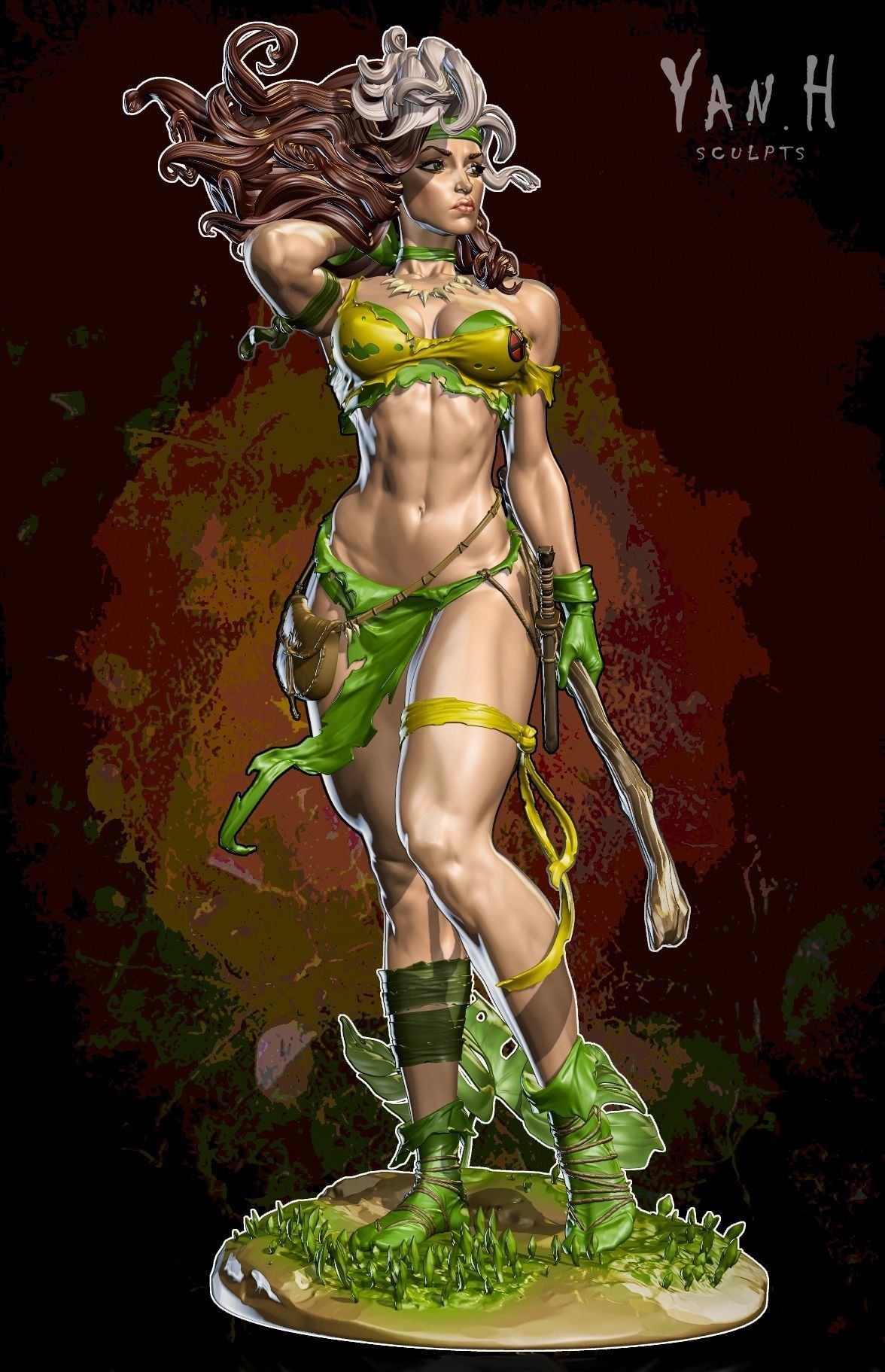 Rogue Savage land with NSFW 3D print model_1