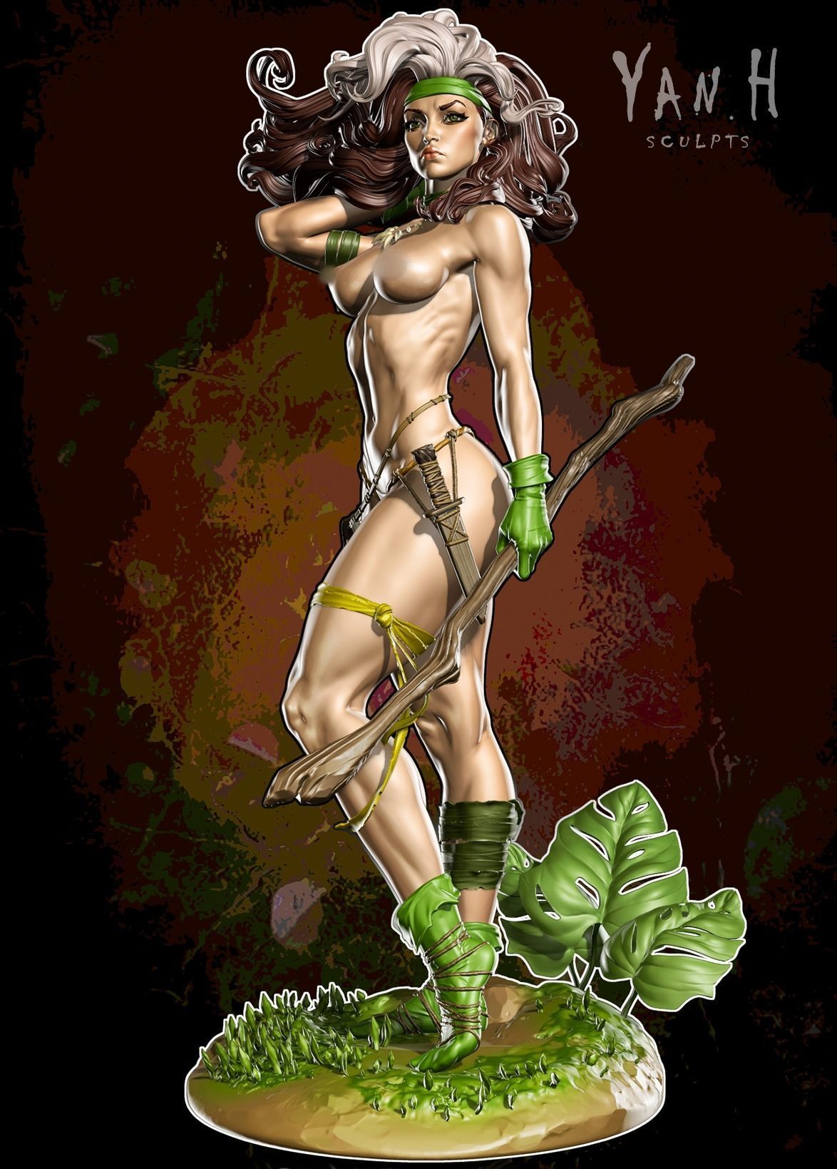 Rogue Savage land with NSFW 3D print model_3
