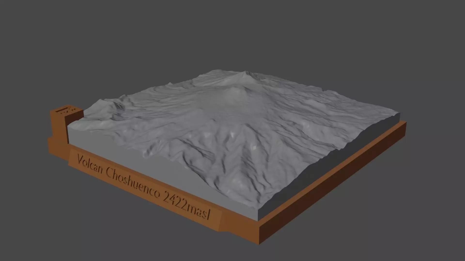 Volcan Choshuenco 3D print model_0